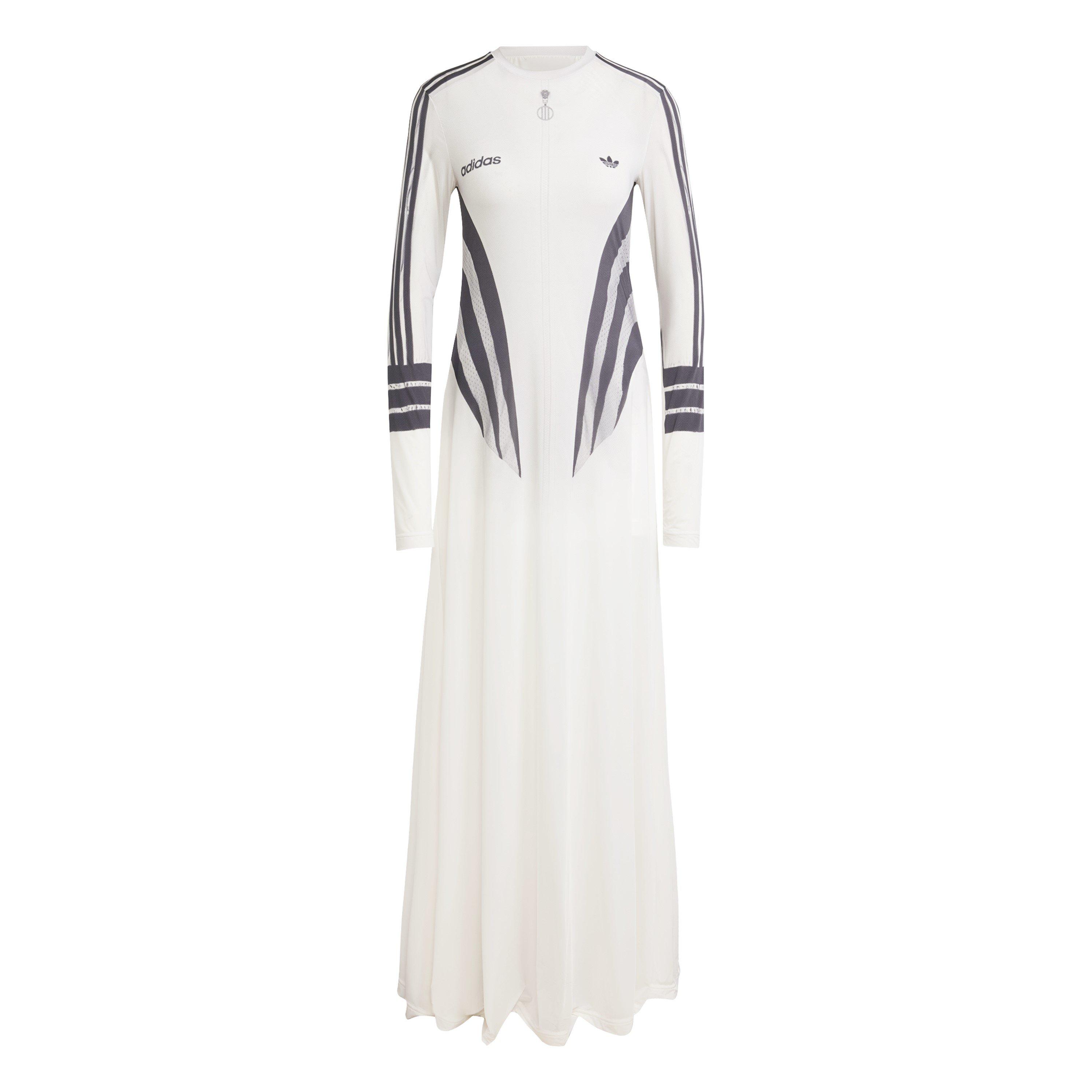 White - adidas Originals - Women's Maxi Dress - 1