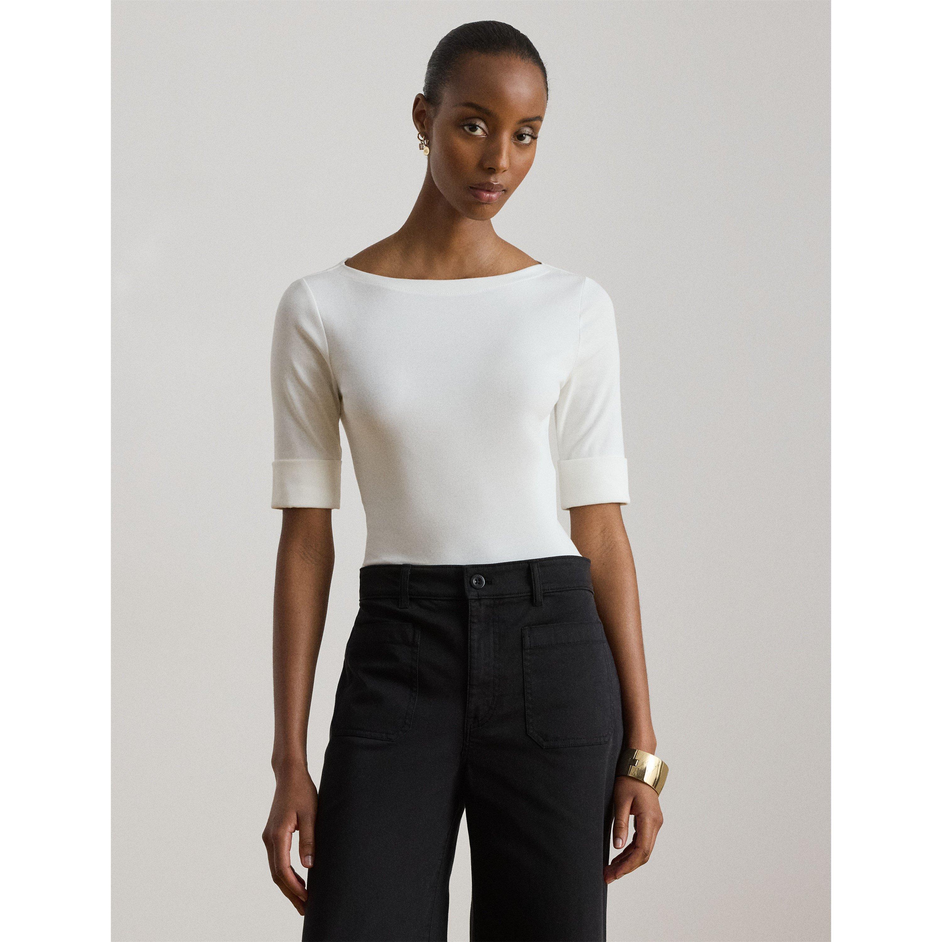 White - Lauren by Ralph Lauren - Judy T-Shirt - 3