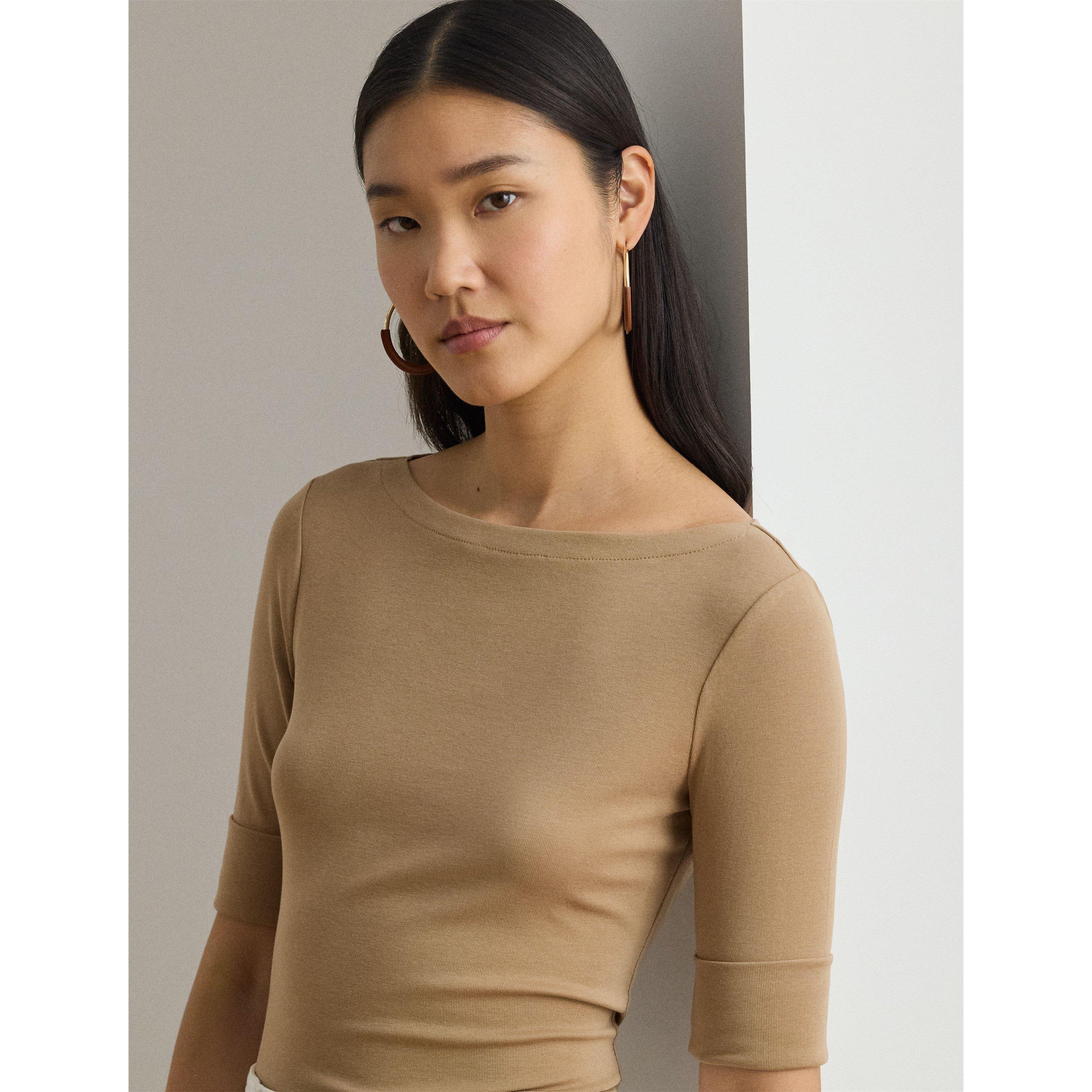 CLASSIC CAMEL - Lauren by Ralph Lauren - Judy T-Shirt - 4