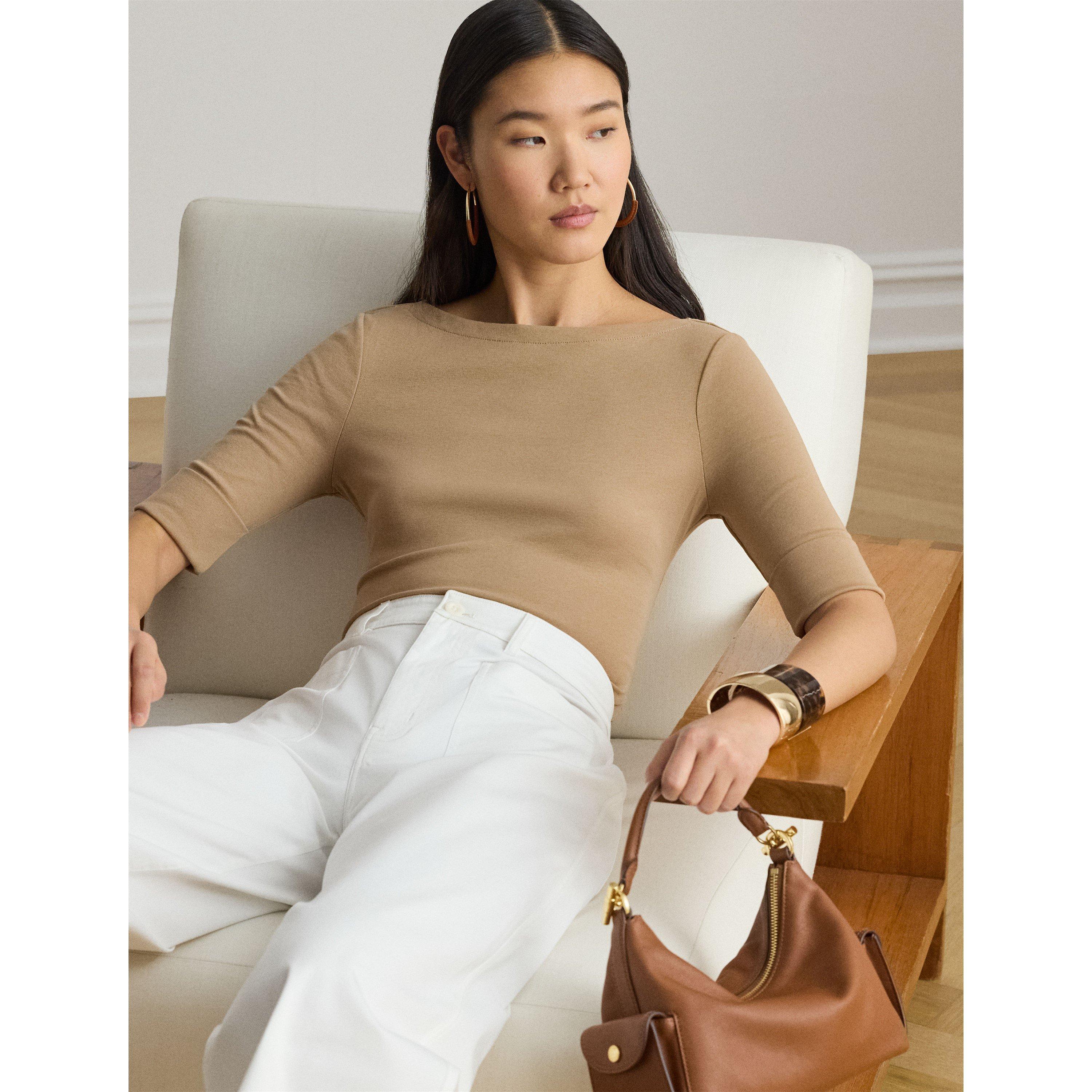 CLASSIC CAMEL - Lauren by Ralph Lauren - Judy T-Shirt - 5