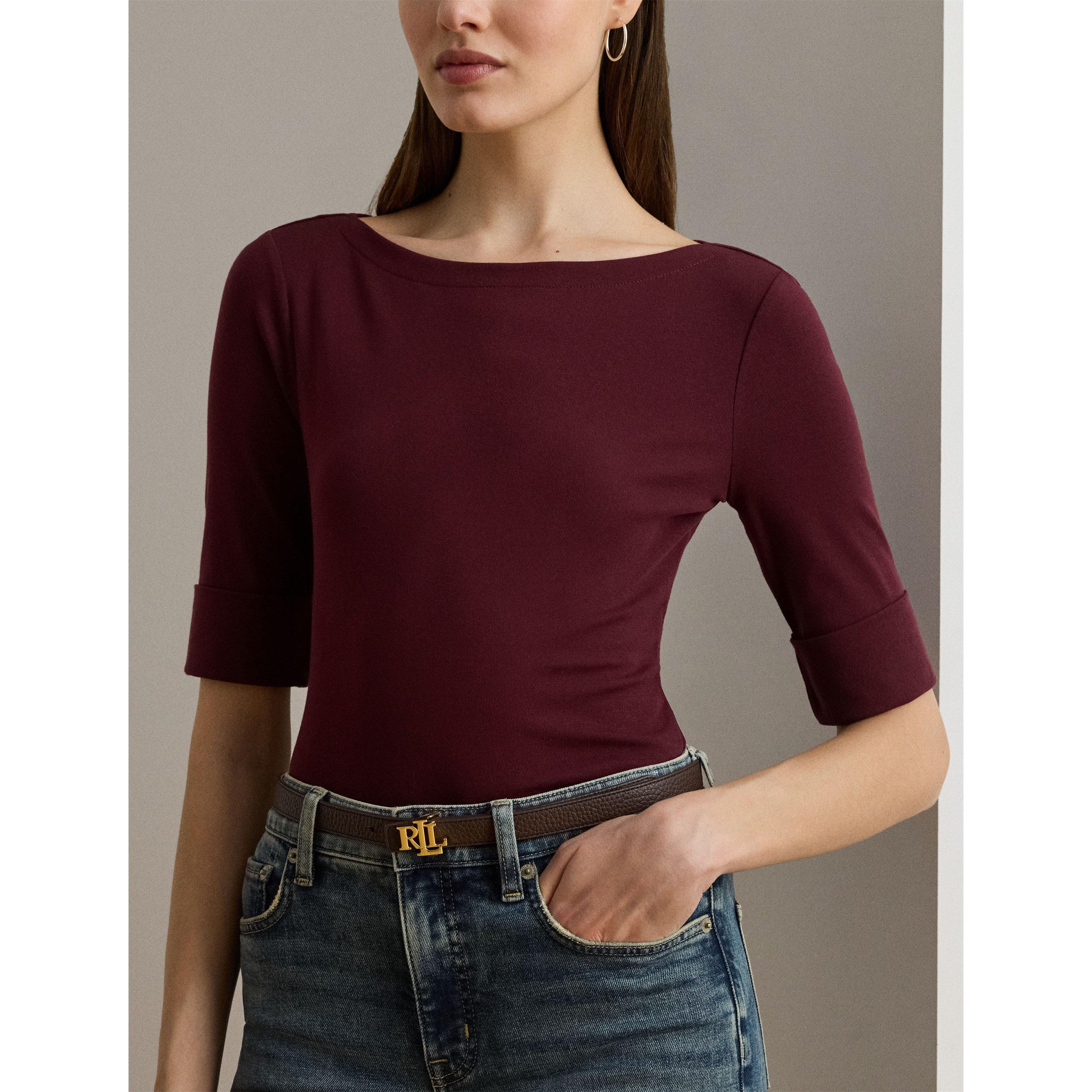 DARK GARNET - Lauren by Ralph Lauren - Judy T-Shirt - 4