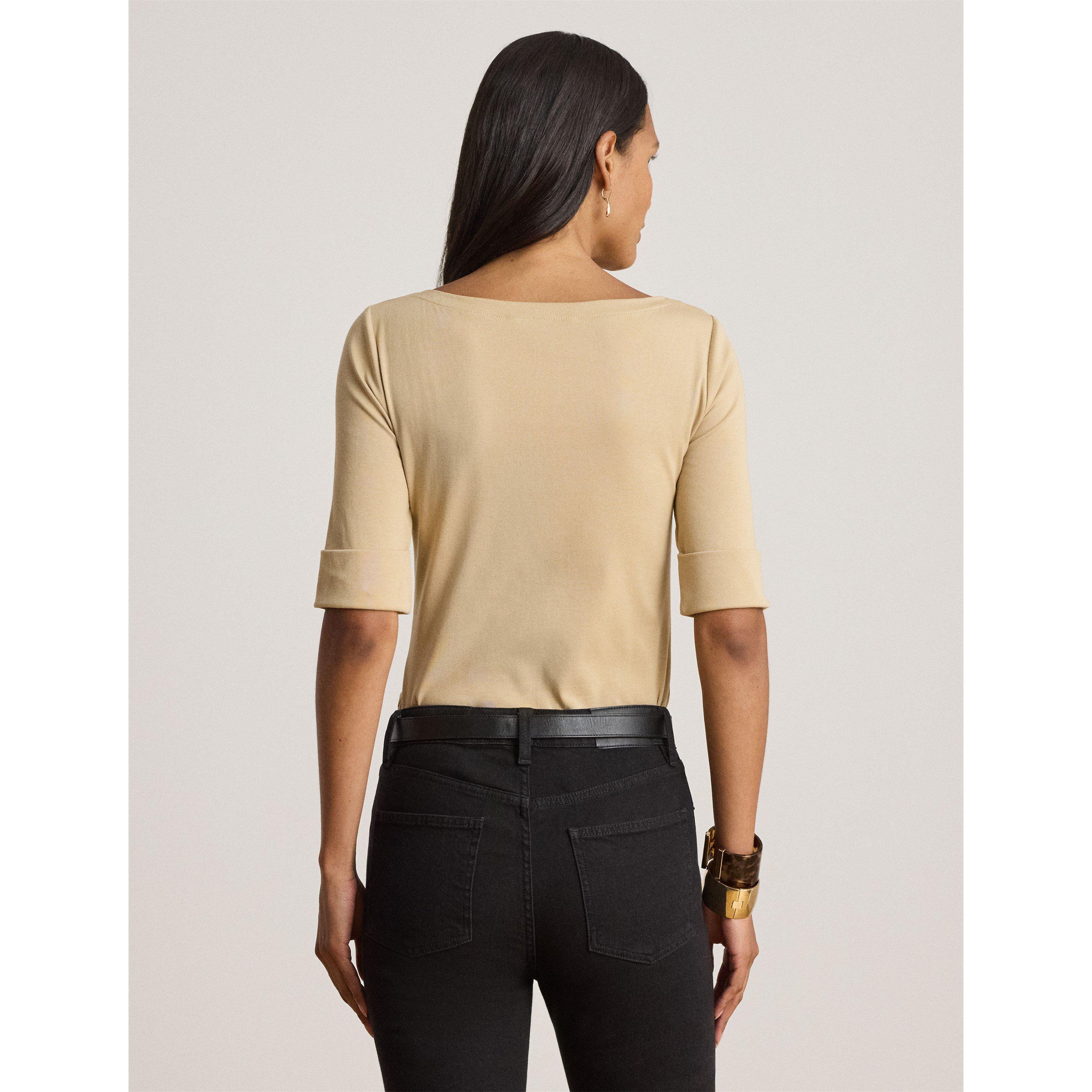 BIRCH TAN - Lauren by Ralph Lauren - Judy T-Shirt - 3