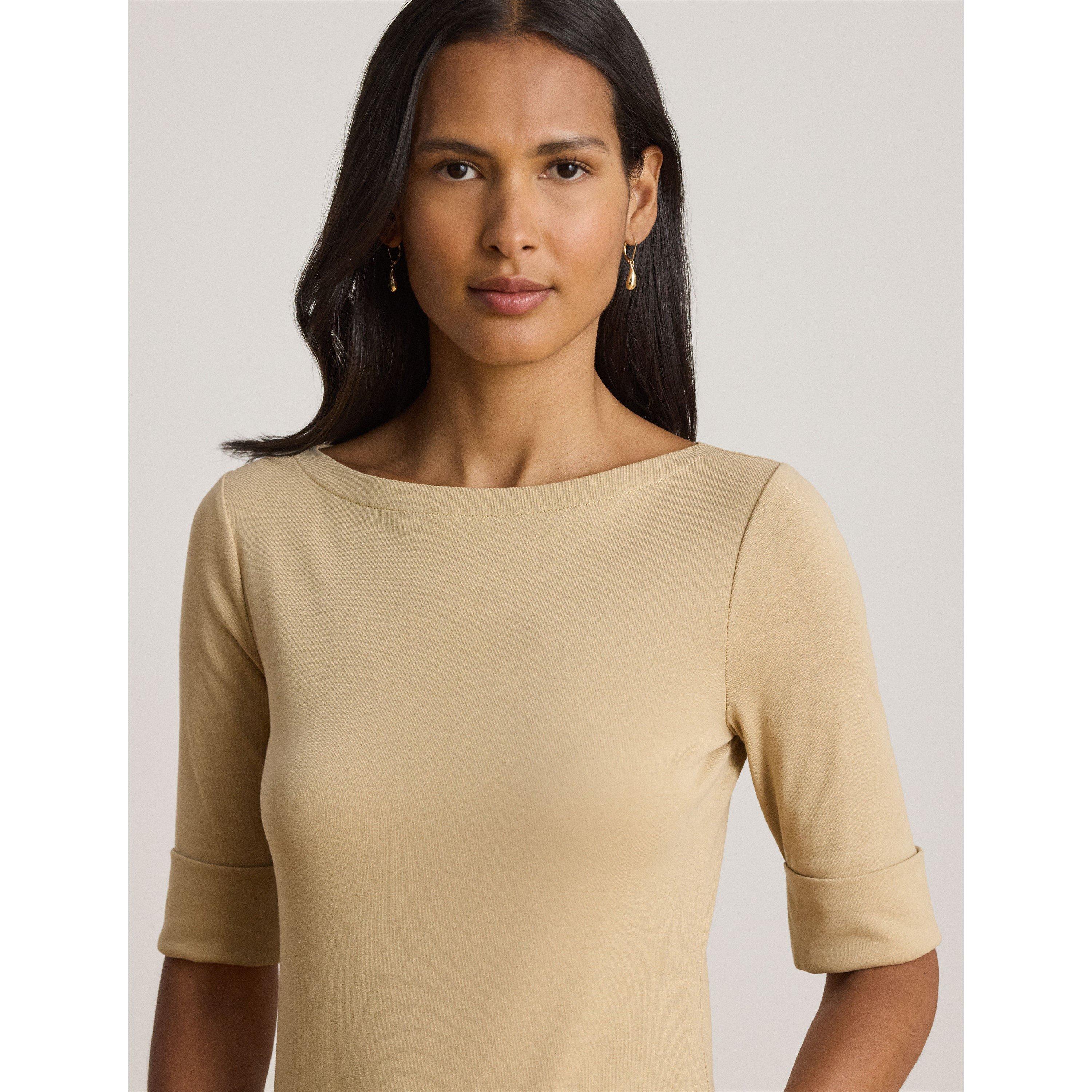 BIRCH TAN - Lauren by Ralph Lauren - Judy T-Shirt - 4