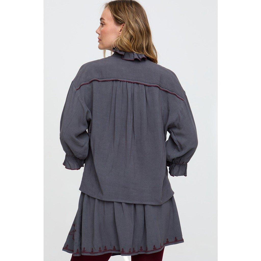 Charcoal - Raffya - Raffya Julie Shirt Ld61 - 3