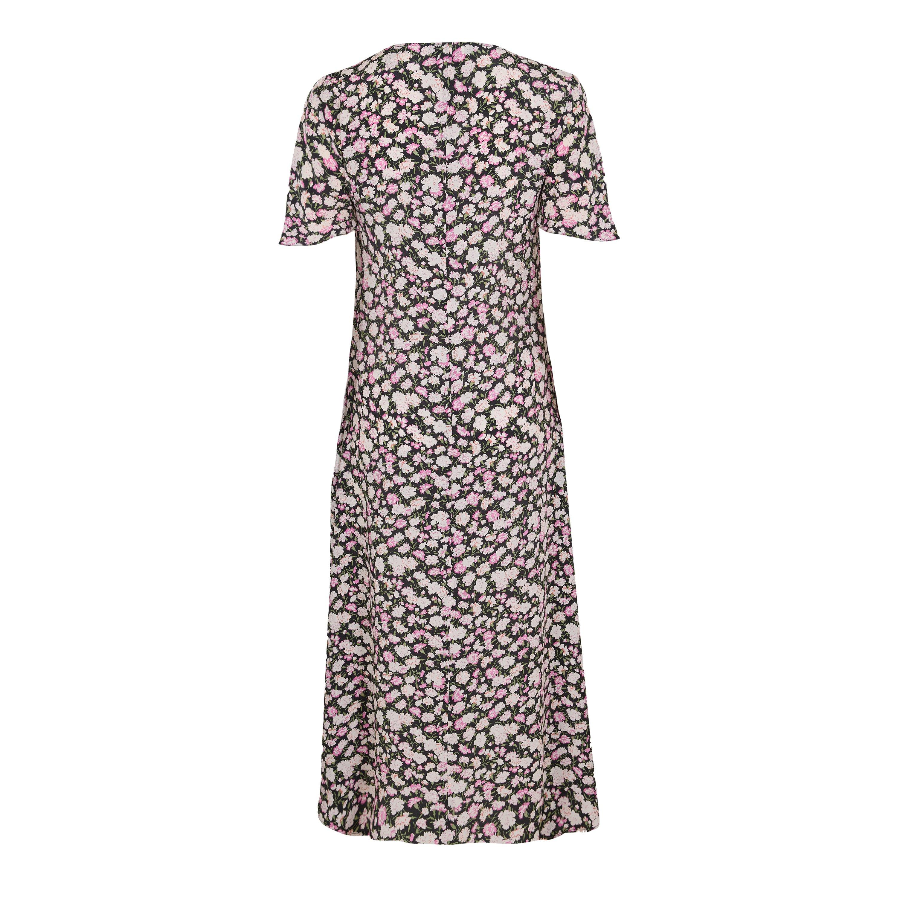 Pink Flowers - Weekend Max Mara - Women's Pagine Long Maxi Dress - 2