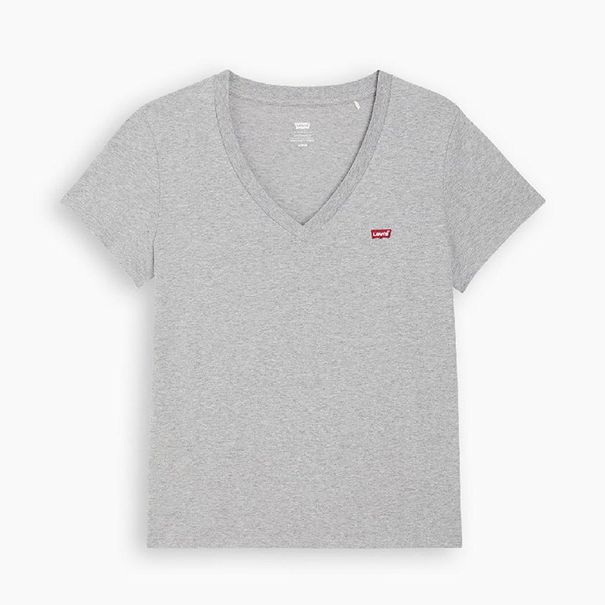 Levis Women's Perfect V-Neck T-Shirt - Heather Grey - 8 (XS)