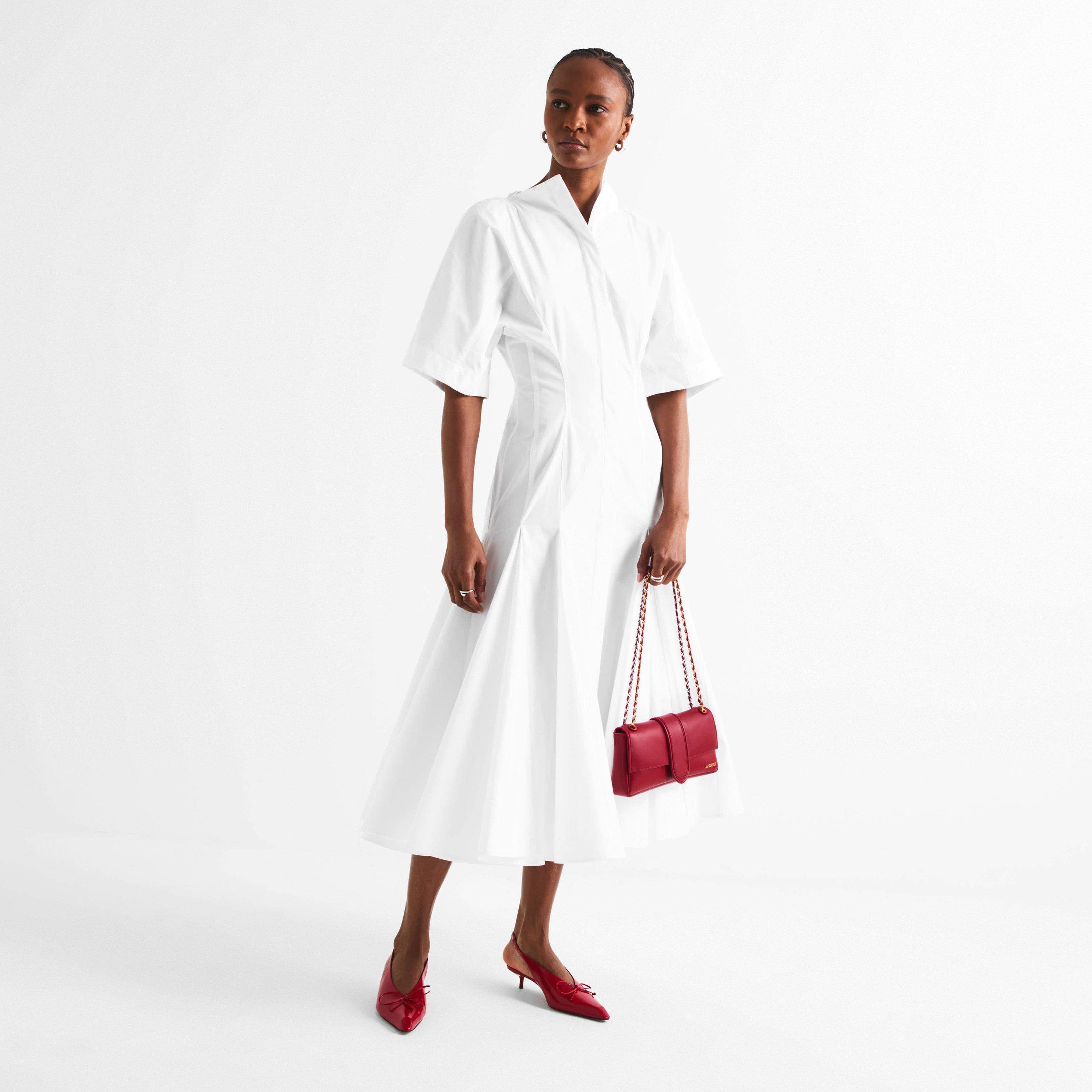 White - Jacquemus - Women's T-Shirt Dress - 6