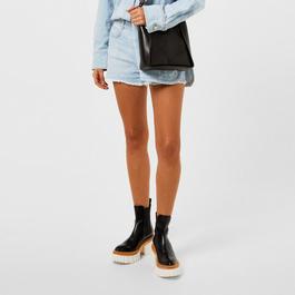 Stella McCartney Logo Denim Shorts