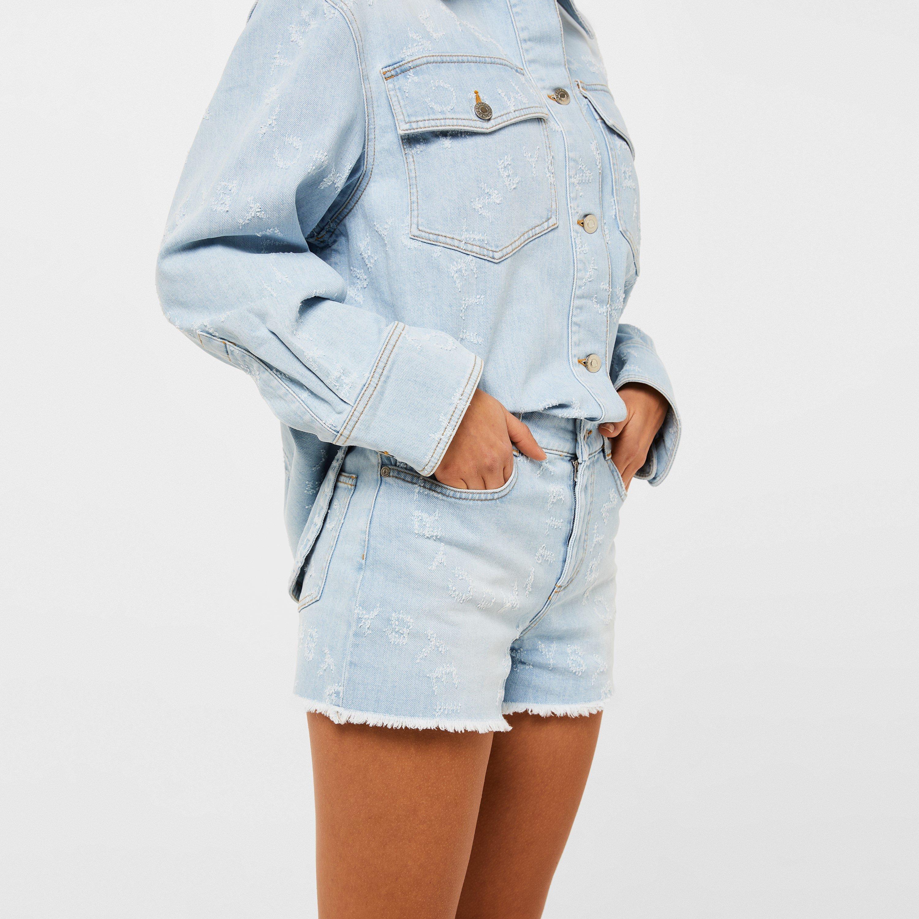 4874 Vintage - Stella McCartney - Logo Denim Shorts - 3