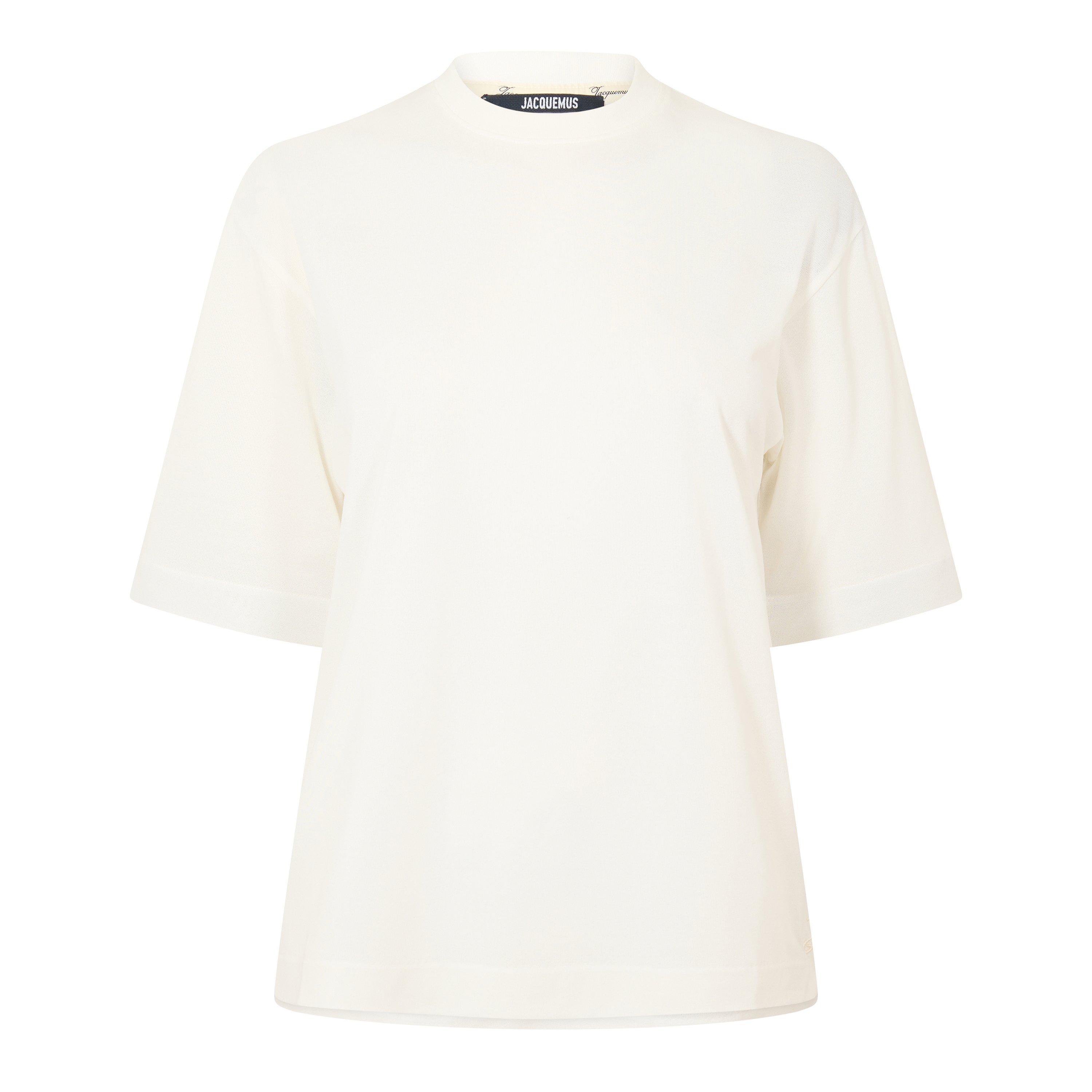 Jacquemus Women's Oversized T-Shirt - White - Size 12 (FR40)
