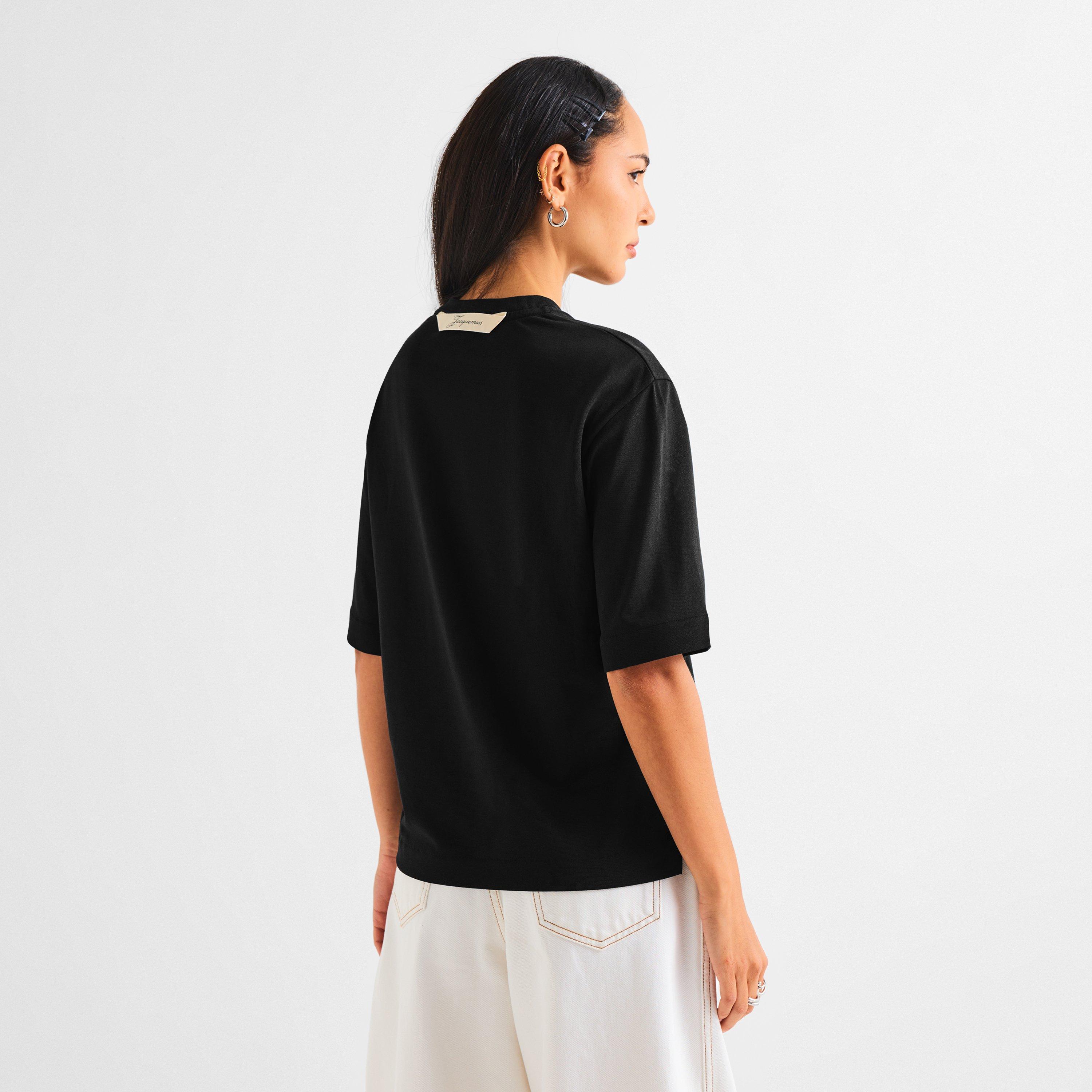 Black - Jacquemus - Women's Oversized T-Shirt - 4