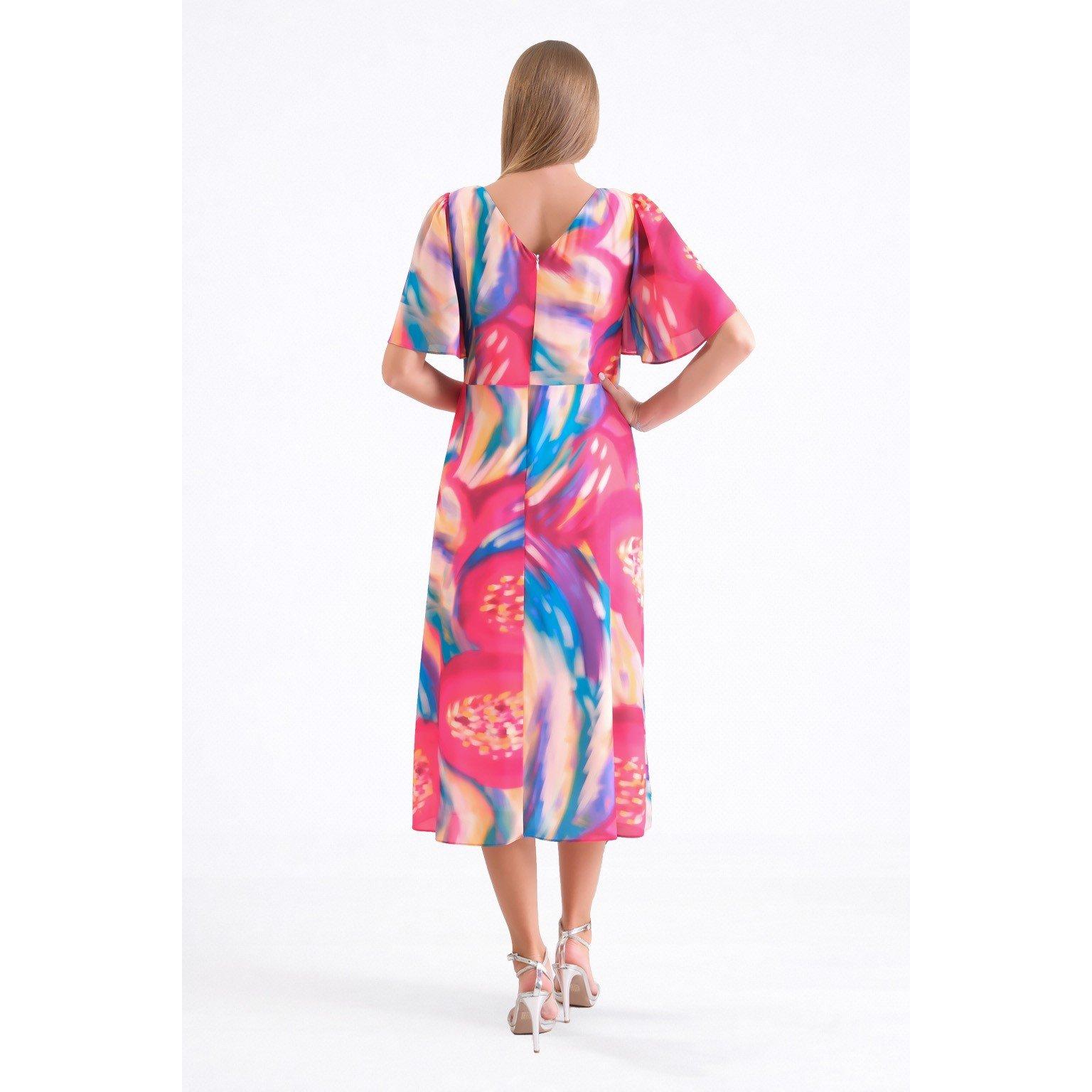 Afdrukken - Ella Boo - Ella Bo V Neck Dress Womens - 2