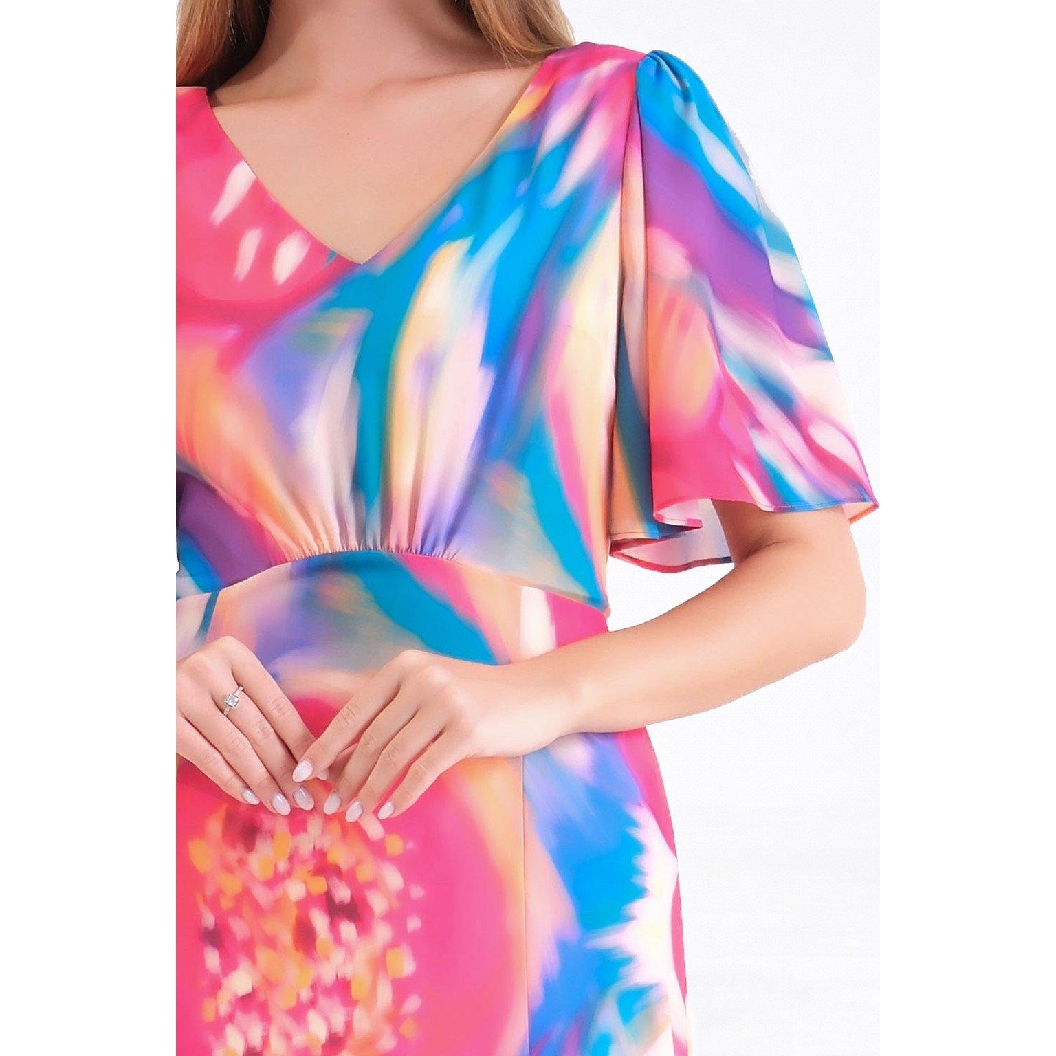 Afdrukken - Ella Boo - Ella Bo V Neck Dress Womens - 3