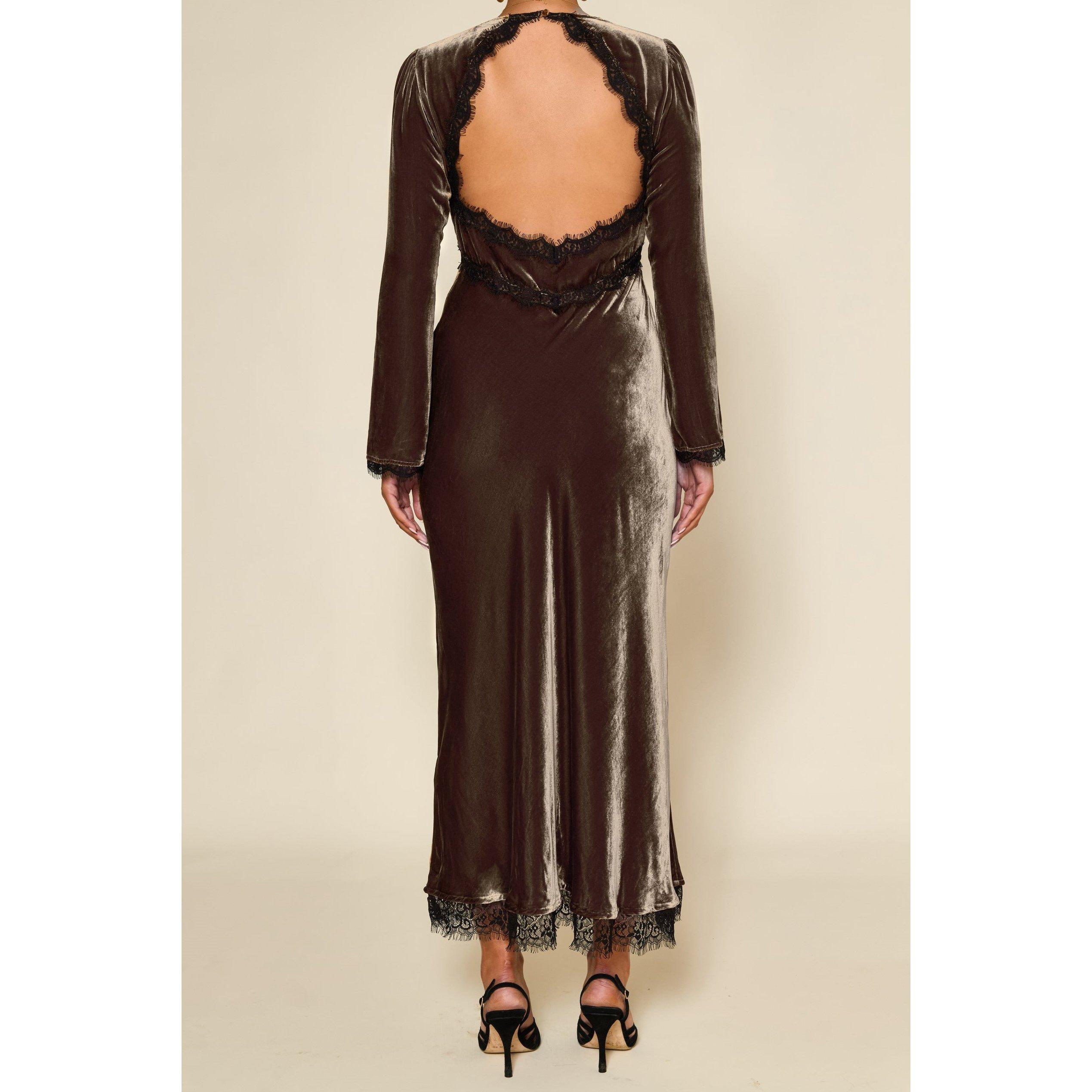 Mink - RIXO - Rixo Alesha Dress Ld61 - 2