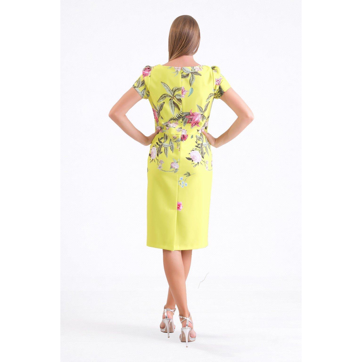 Lime Print - Ella Boo - Ella Bo Midi Dress Ld63 - 2