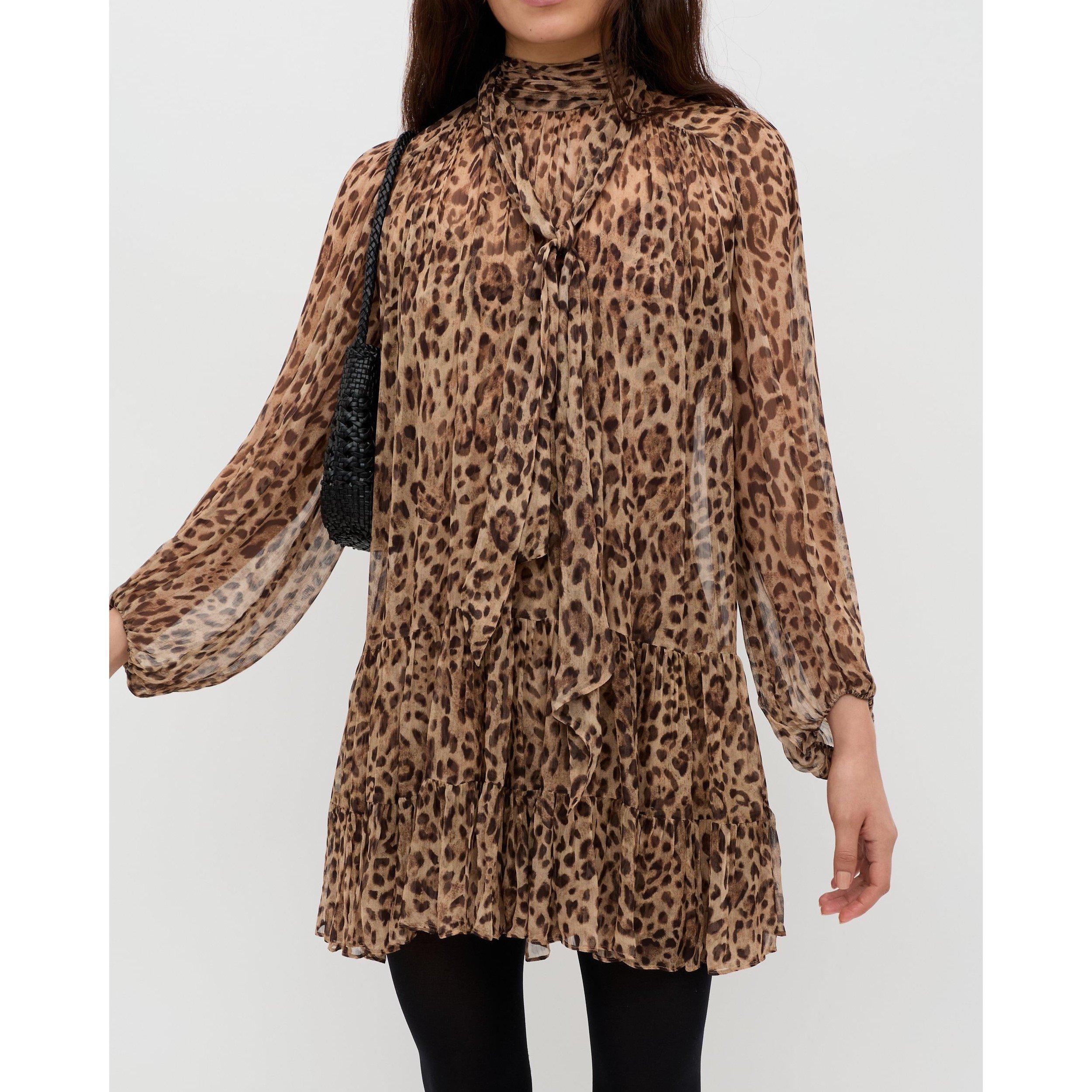Mila Leopard - RIXO - Rixo Anaya Dress Ld61 - 2