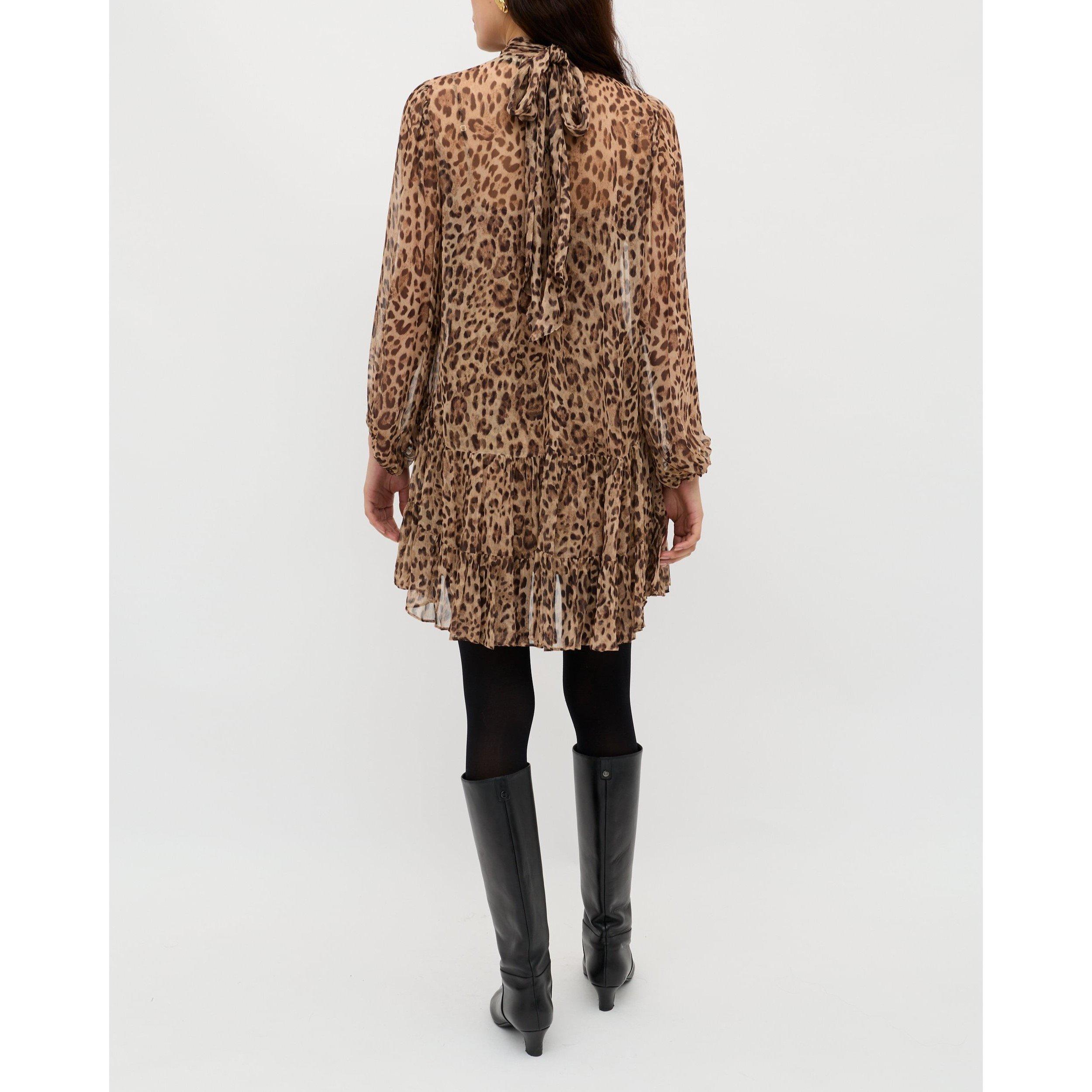 Mila Leopard - RIXO - Rixo Anaya Dress Ld61 - 3