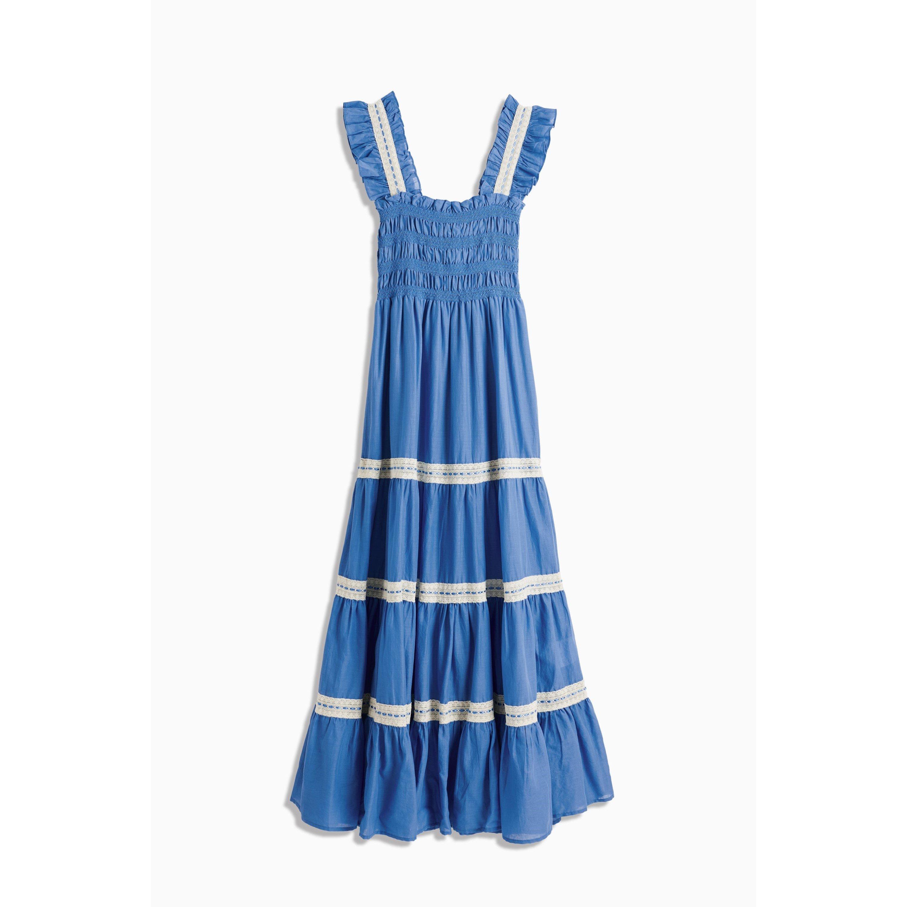 Blue - RIXO - Women's Aubrie Boho Dress - 1