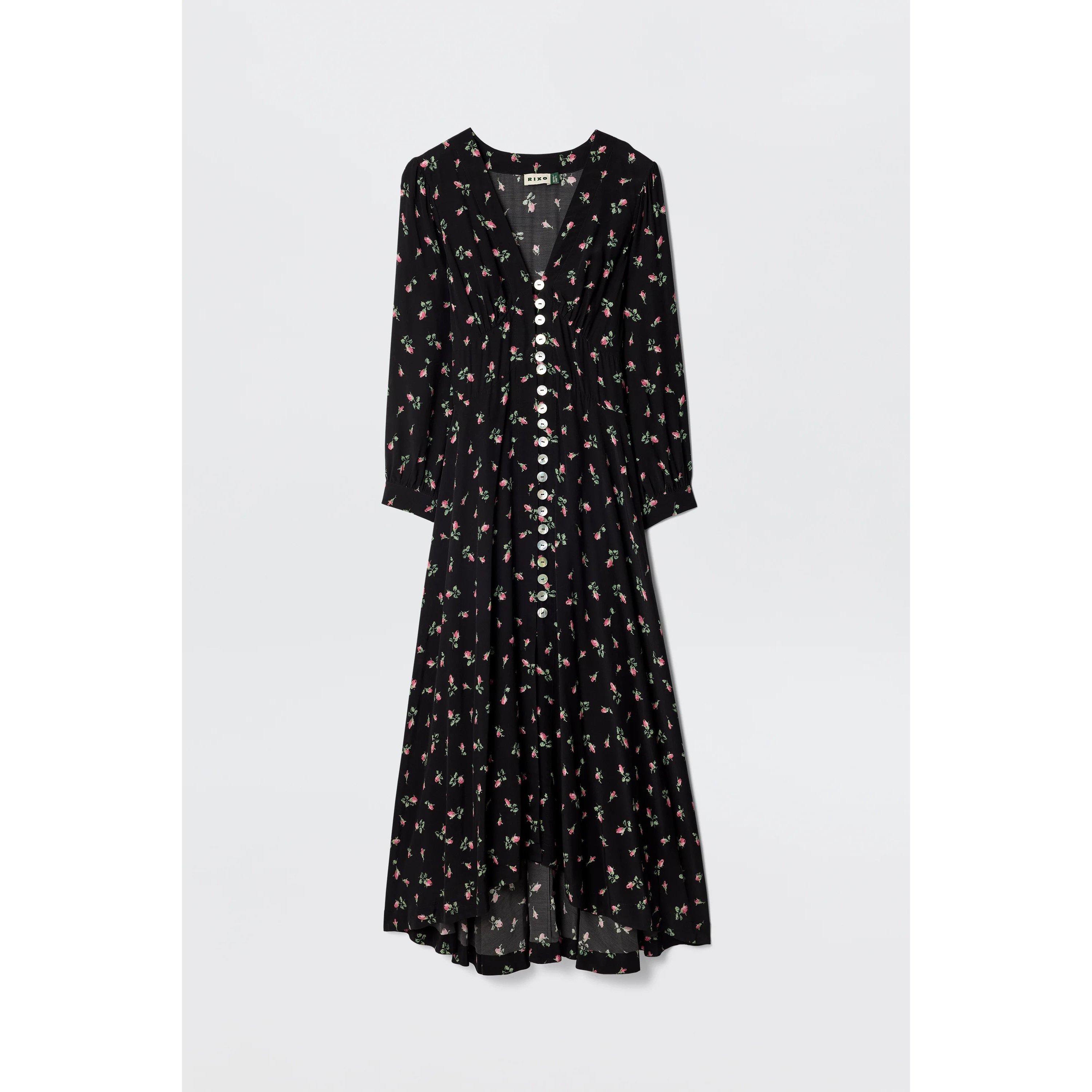 RIXO Women's Avalyn Boho Dress - Sienna Bud - Size 14 (L)