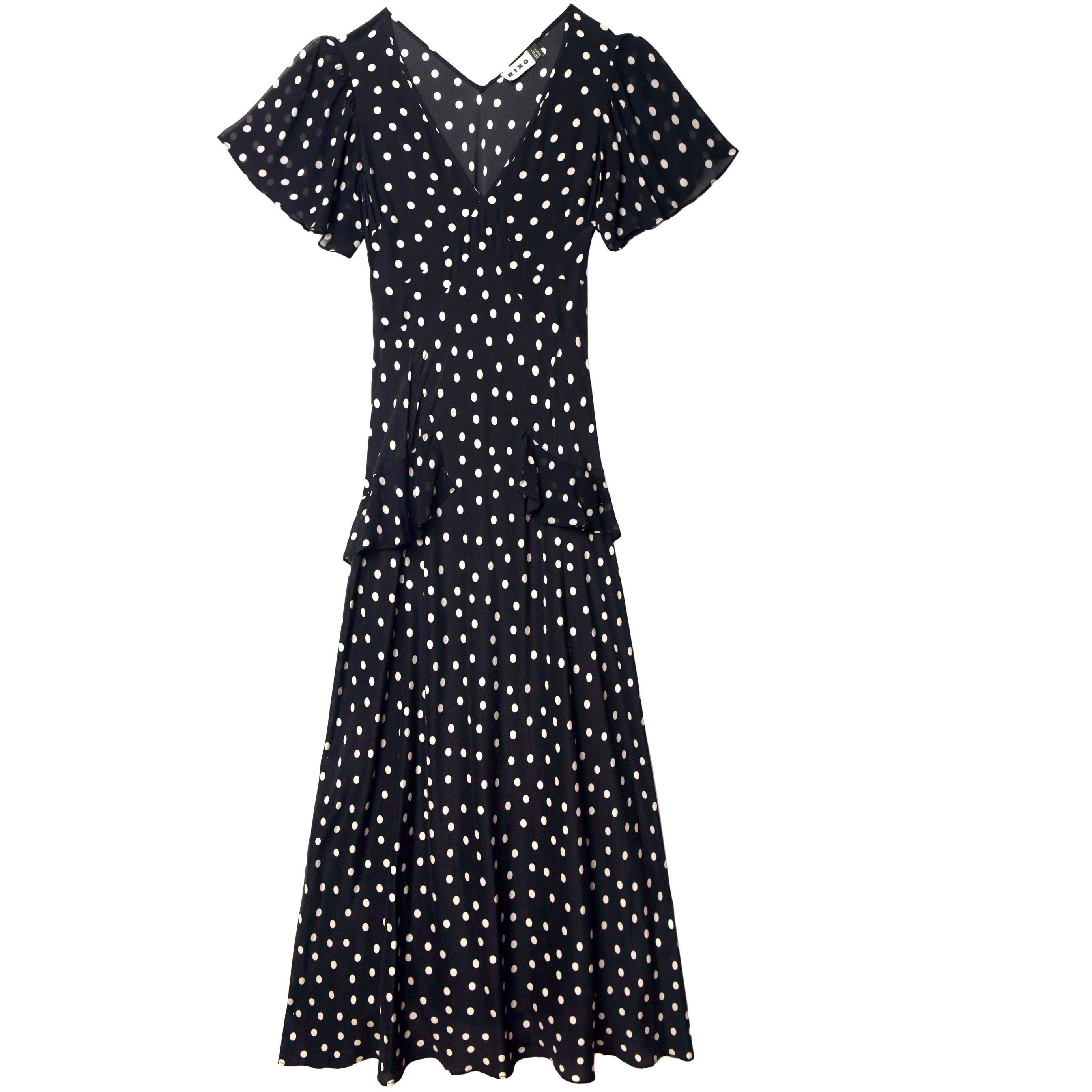 Rixo Women's Evie Tea Dress - Bohemia Spot - 10 (S)