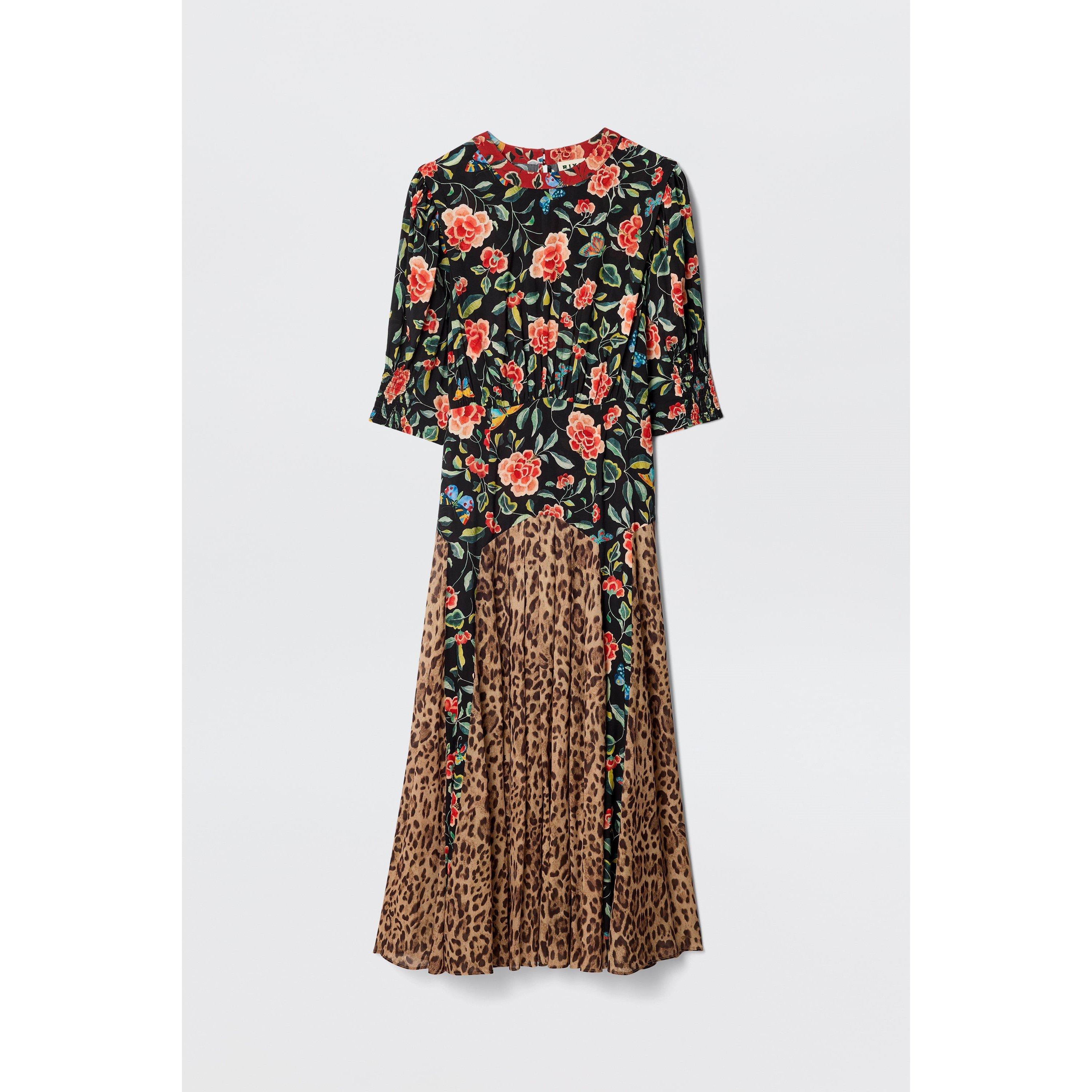 Rixo Women's Meg Boho Dress - Mila Butterfly - 14 (L)