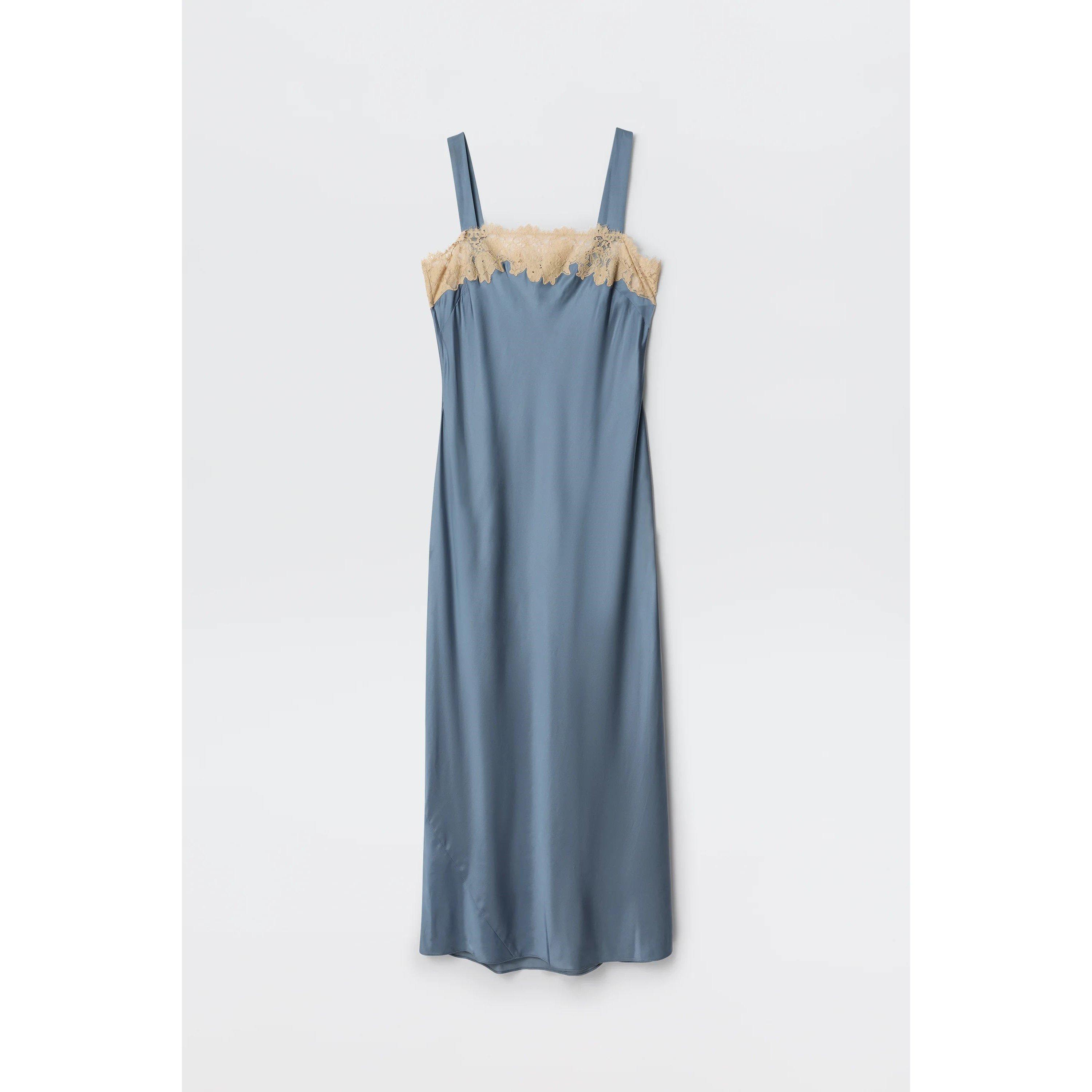 Stone Blue - RIXO - Rixo Rosamarie Dress Ld61 - 1