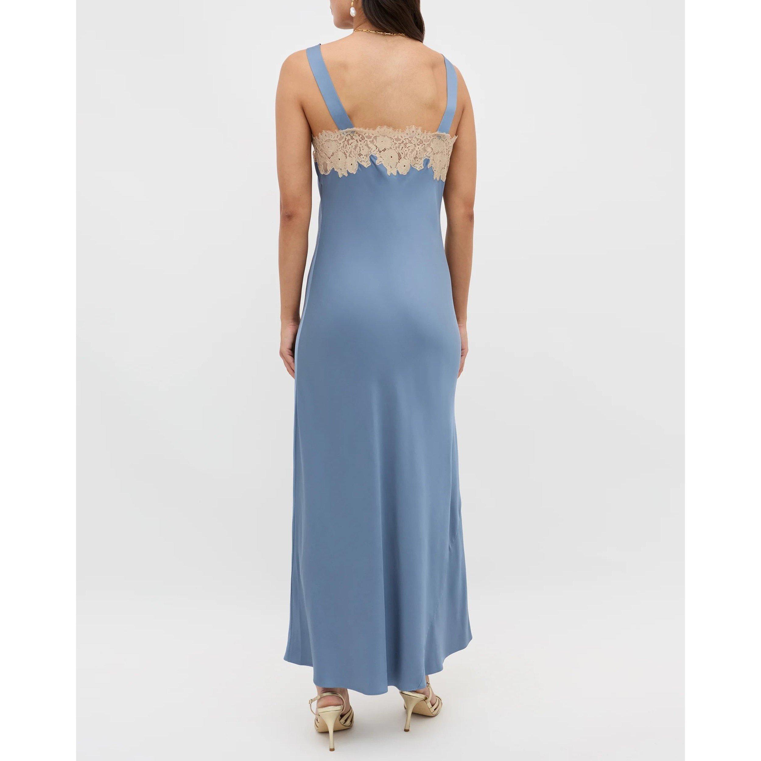 Stone Blue - RIXO - Rixo Rosamarie Dress Ld61 - 3