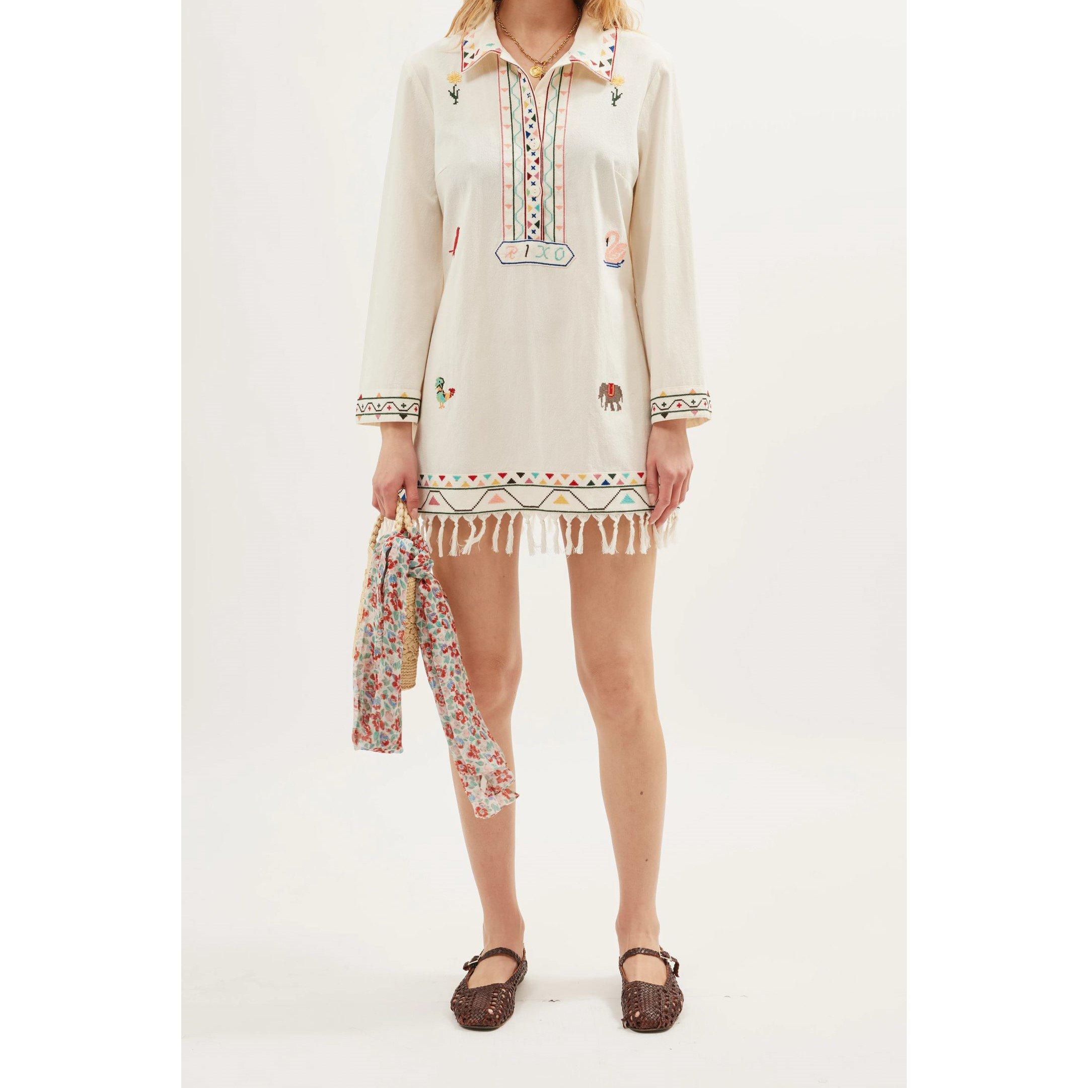 Wildling Cream - RIXO - Rixo Astoria Dress Ld61