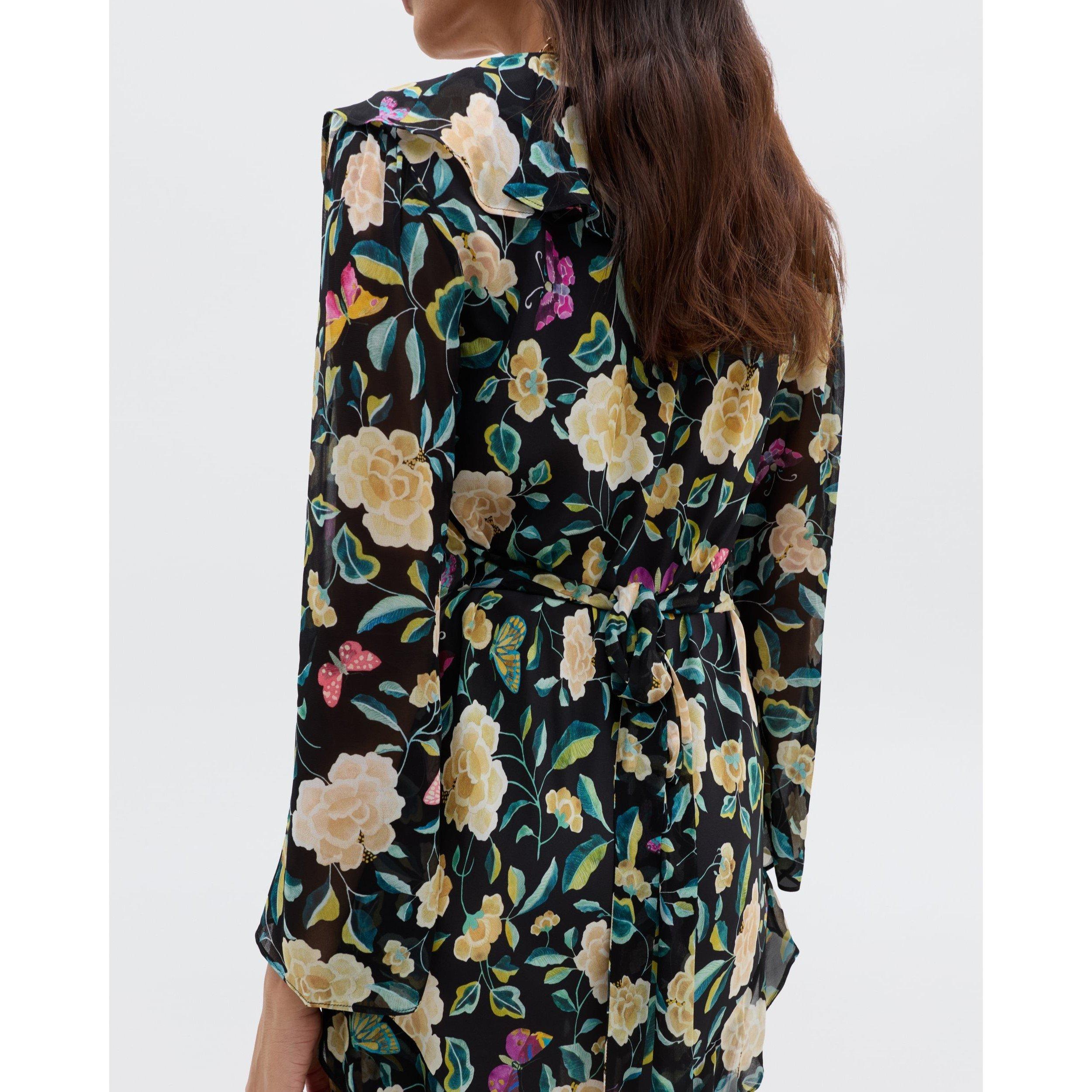 Butterfly Florl - RIXO - Rixo Cedar Dress Ld61 - 5