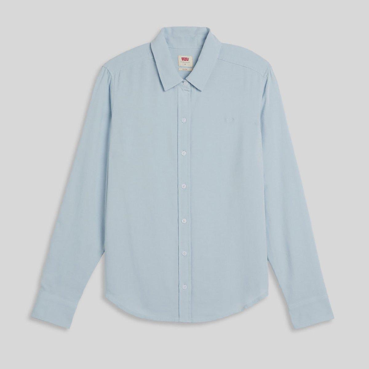 Levis Women's Long Sleeve Oxford Shirt - Skyway - 14 (L)