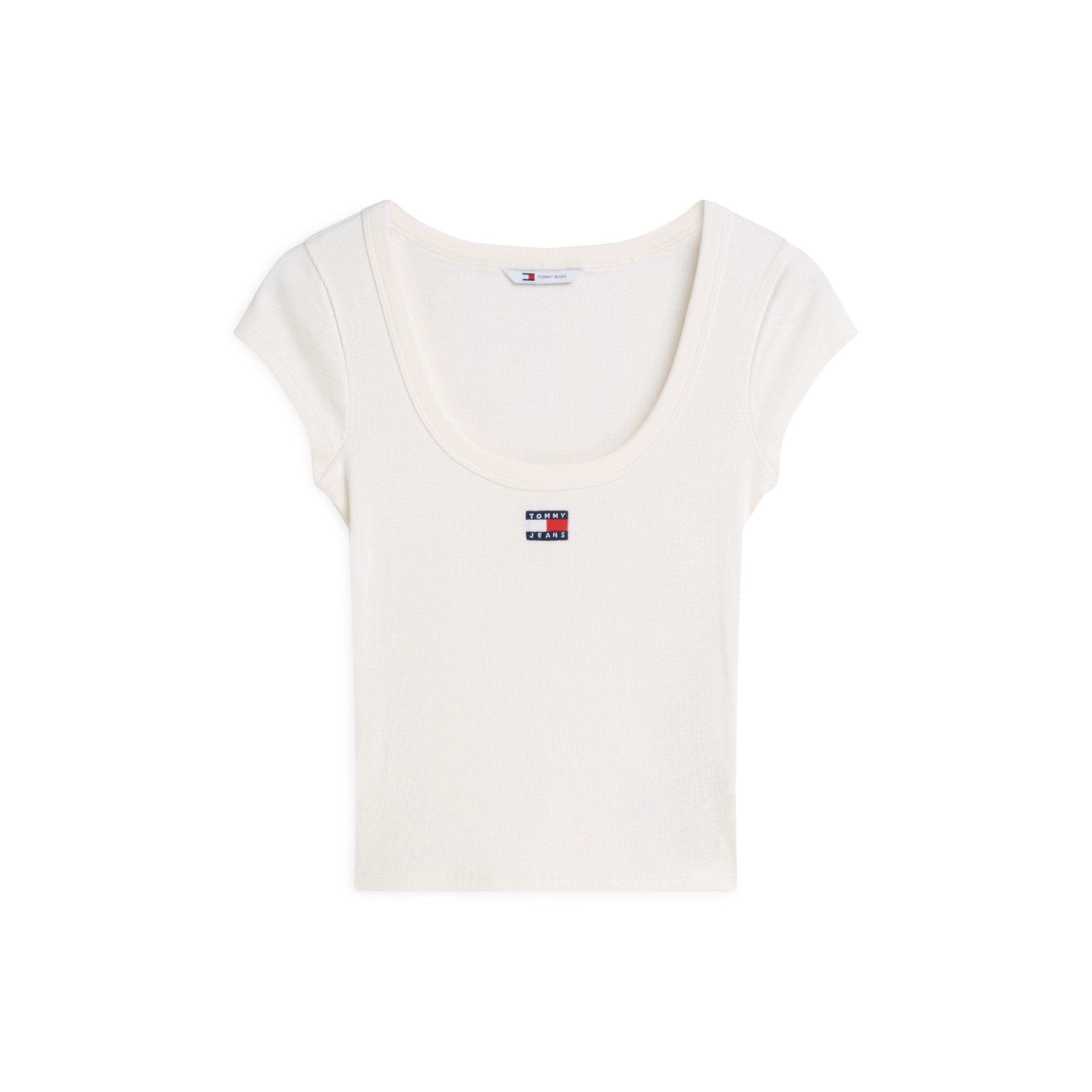 Ancient White - Tommy Jeans - Women's Slim Fit T-Shirt - 1