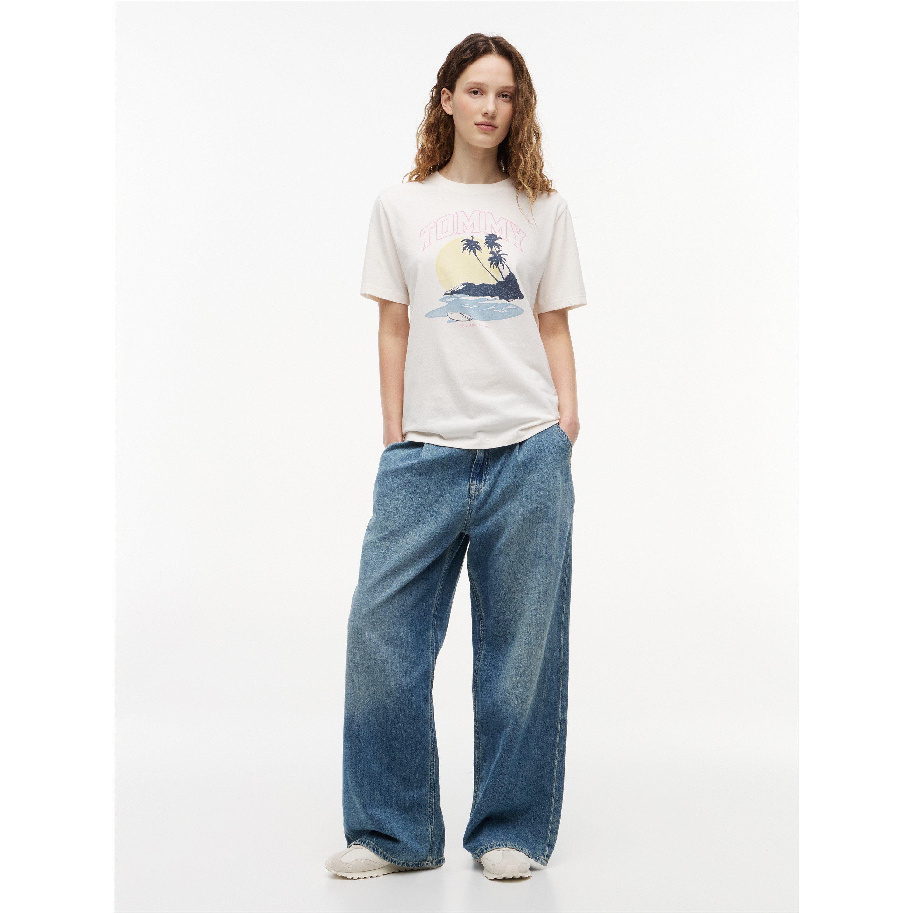 Ancient White - Tommy Jeans - Women's T-Shirt - 3