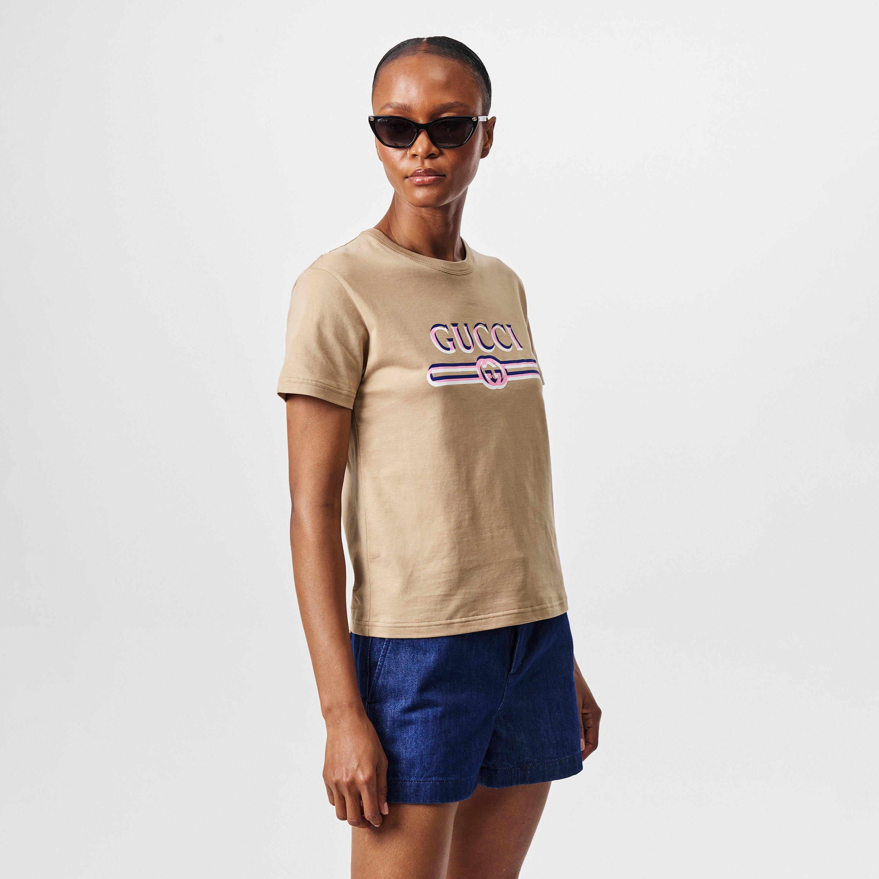 GUCCI ベージュ オフショルダー Tシャツ XS 美品✨GUCCI オフショルダー 半袖トップス XS ブラックの通販はau PAY