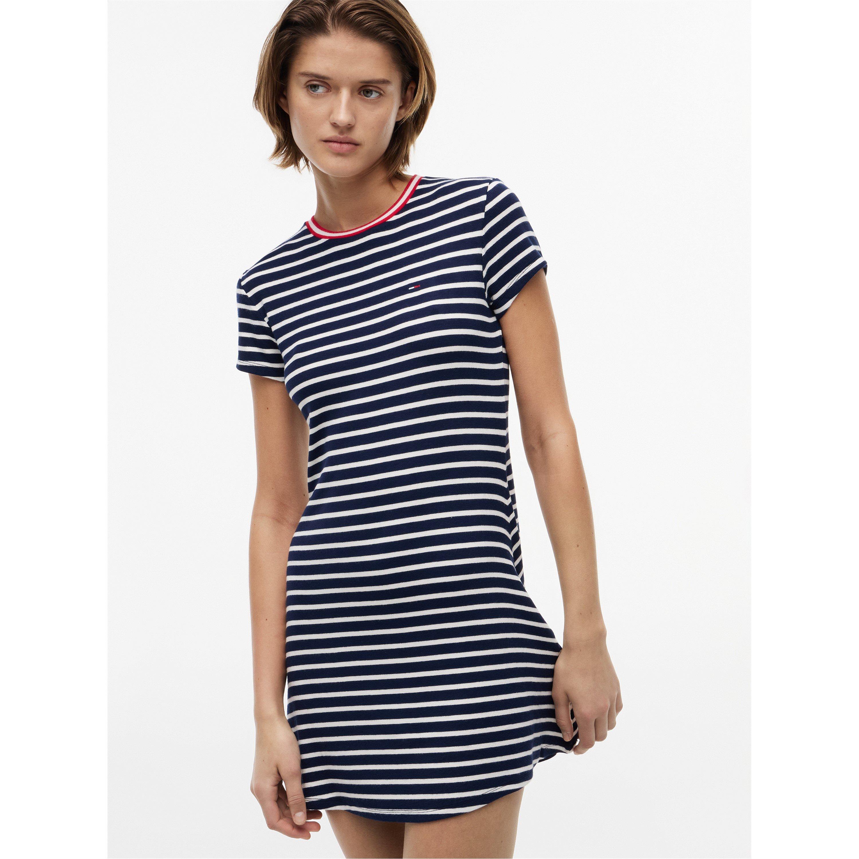 Navy/Stripe - Tommy Jeans - Women's Skater Dress - 2