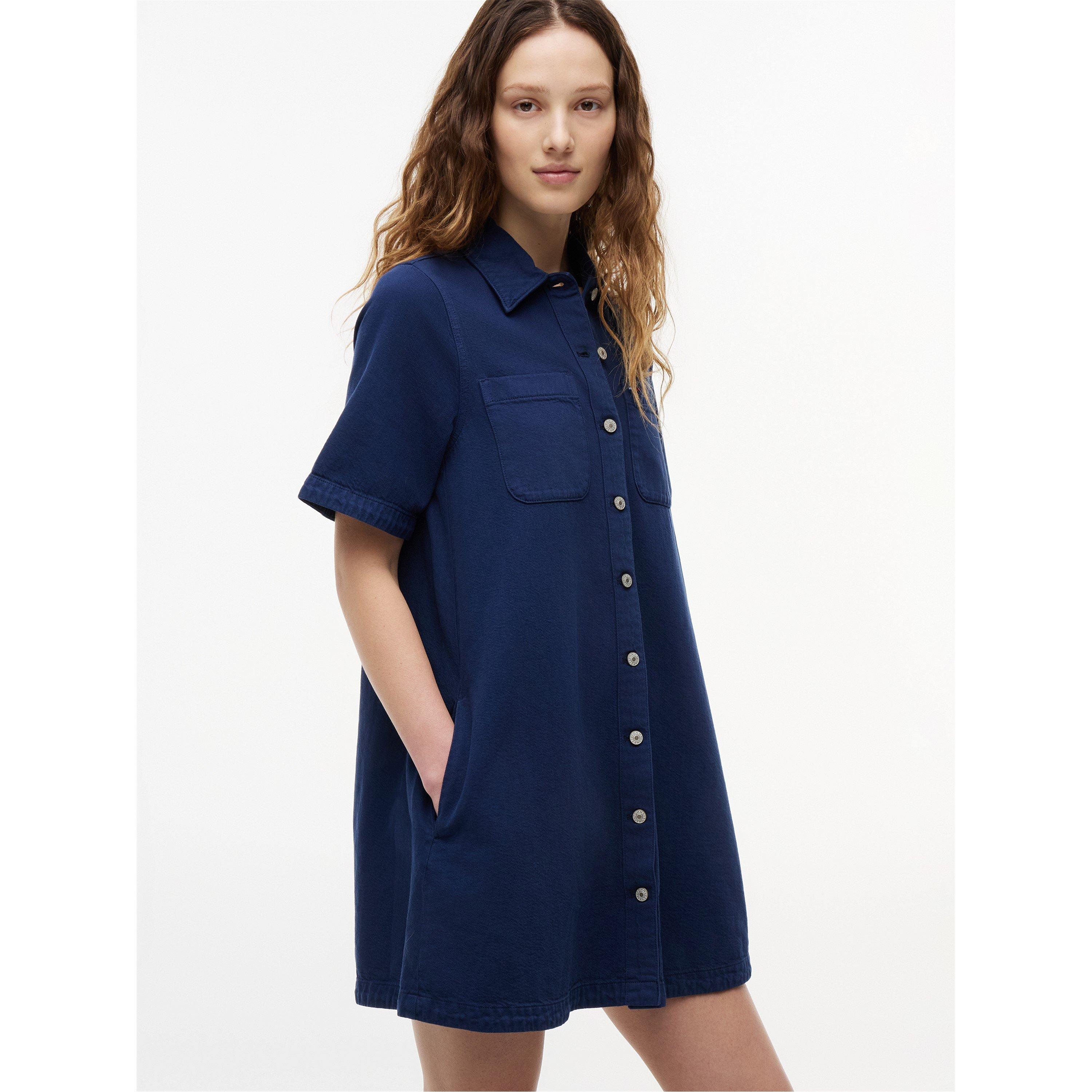 Denim Medium - Tommy Jeans - Women's A Line Dress - 3