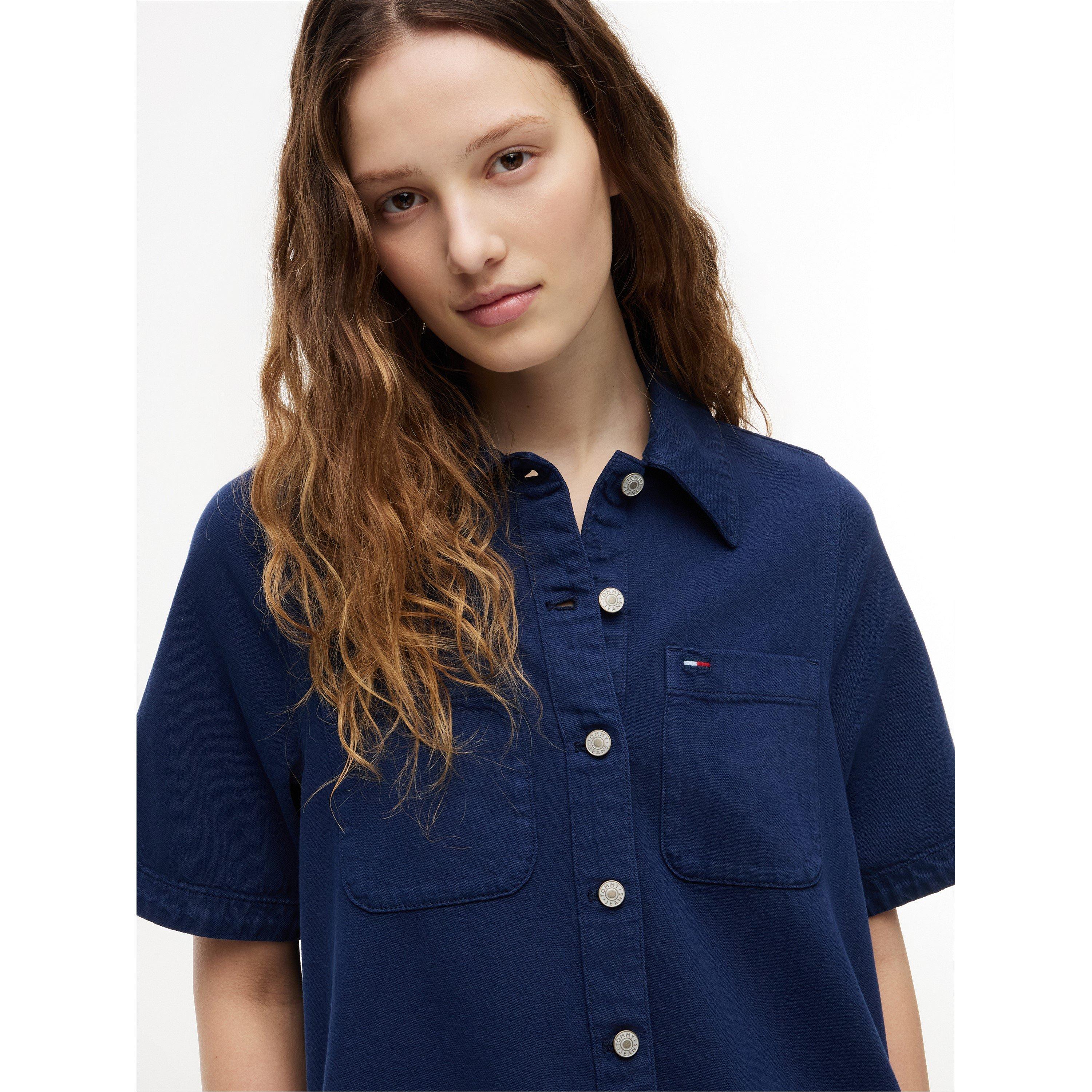 Denim Medium - Tommy Jeans - Women's A Line Dress - 4