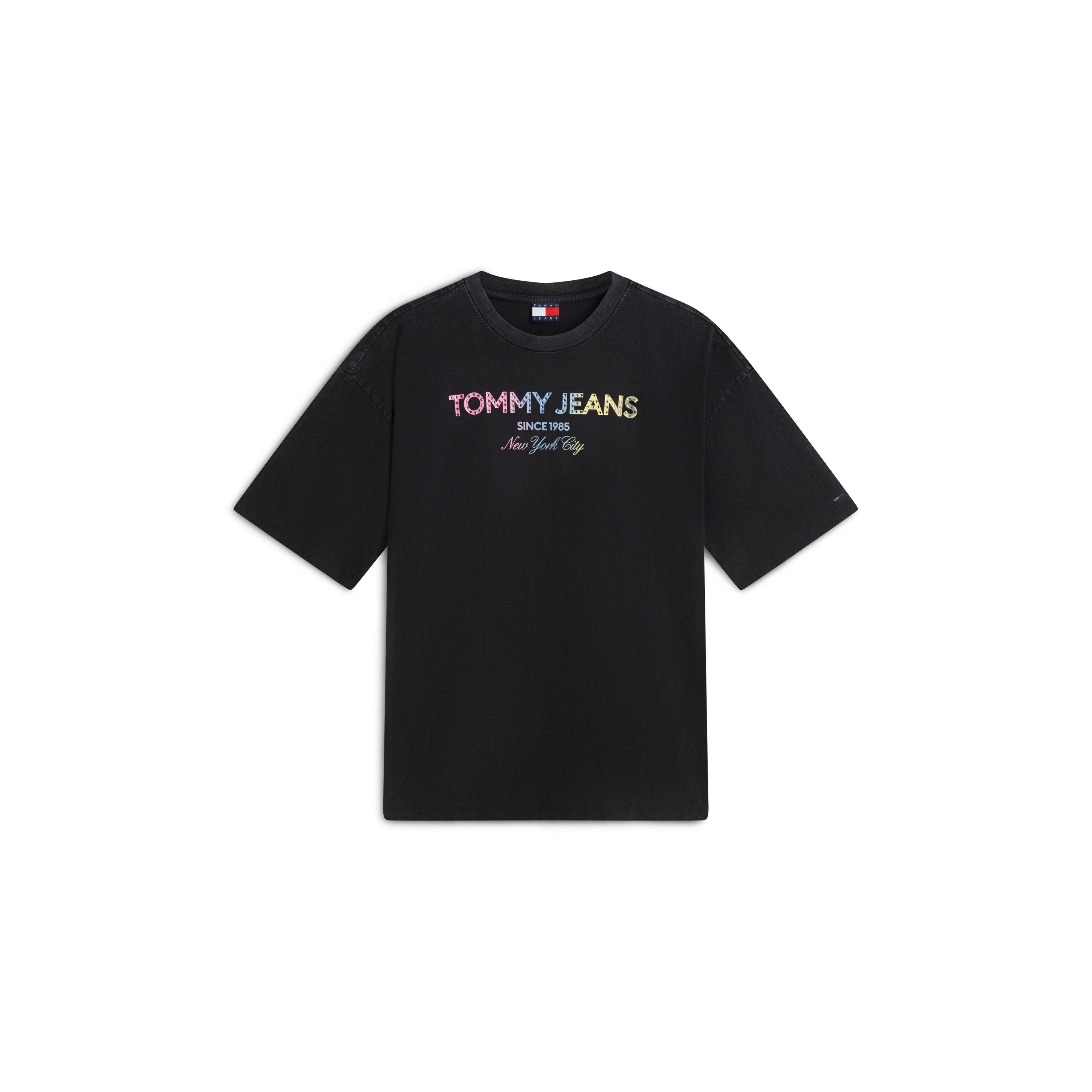Black - Tommy Jeans - Women's Oversized Fit T-Shirt - 1