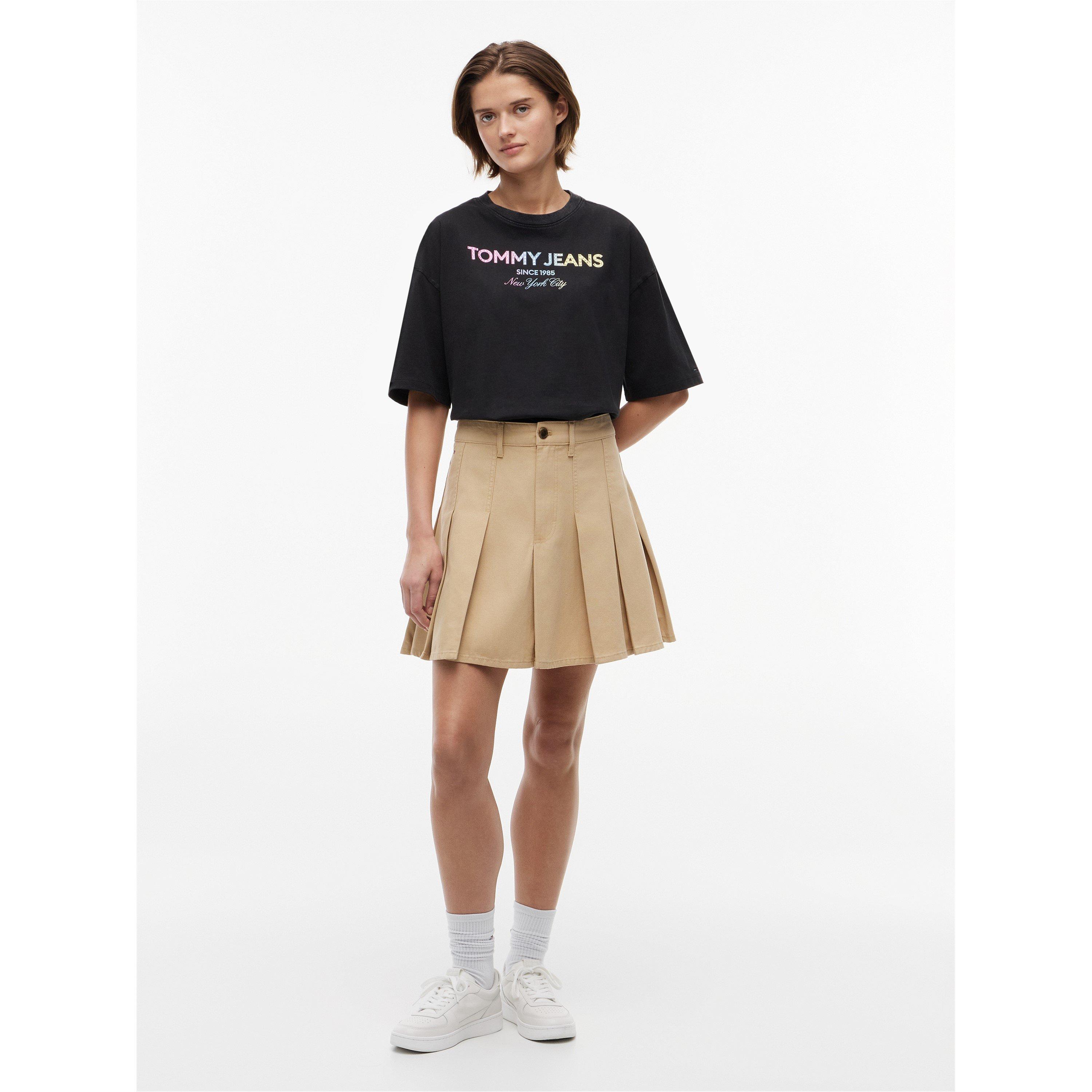 Black - Tommy Jeans - Women's Oversized Fit T-Shirt - 3