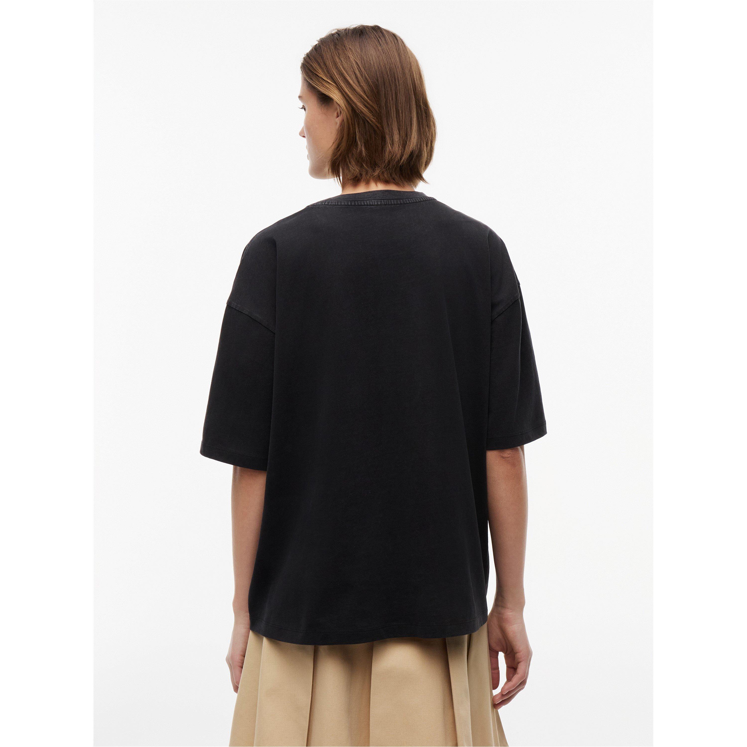 Black - Tommy Jeans - Women's Oversized Fit T-Shirt - 5