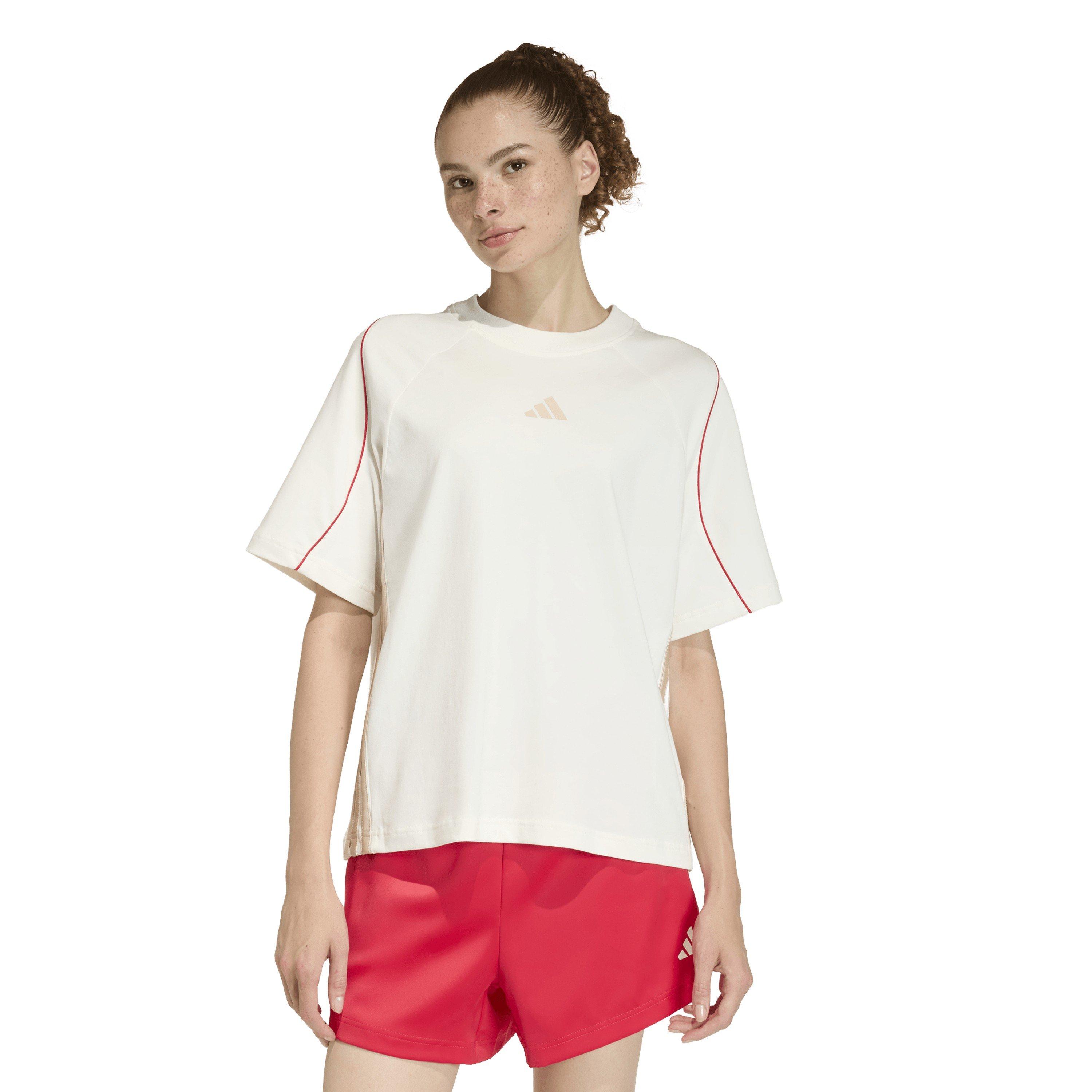 Wht/Ruby/Linen - adidas - Stadium Tee Ld62 - 2