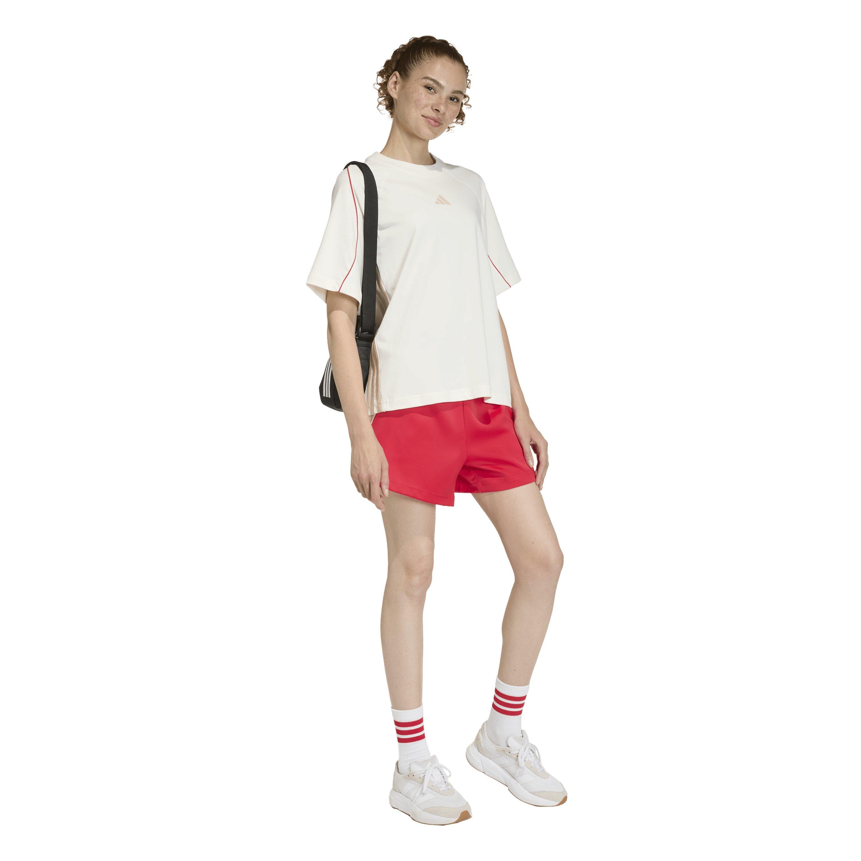 Wht/Ruby/Linen - adidas - Stadium Tee Ld62 - 6