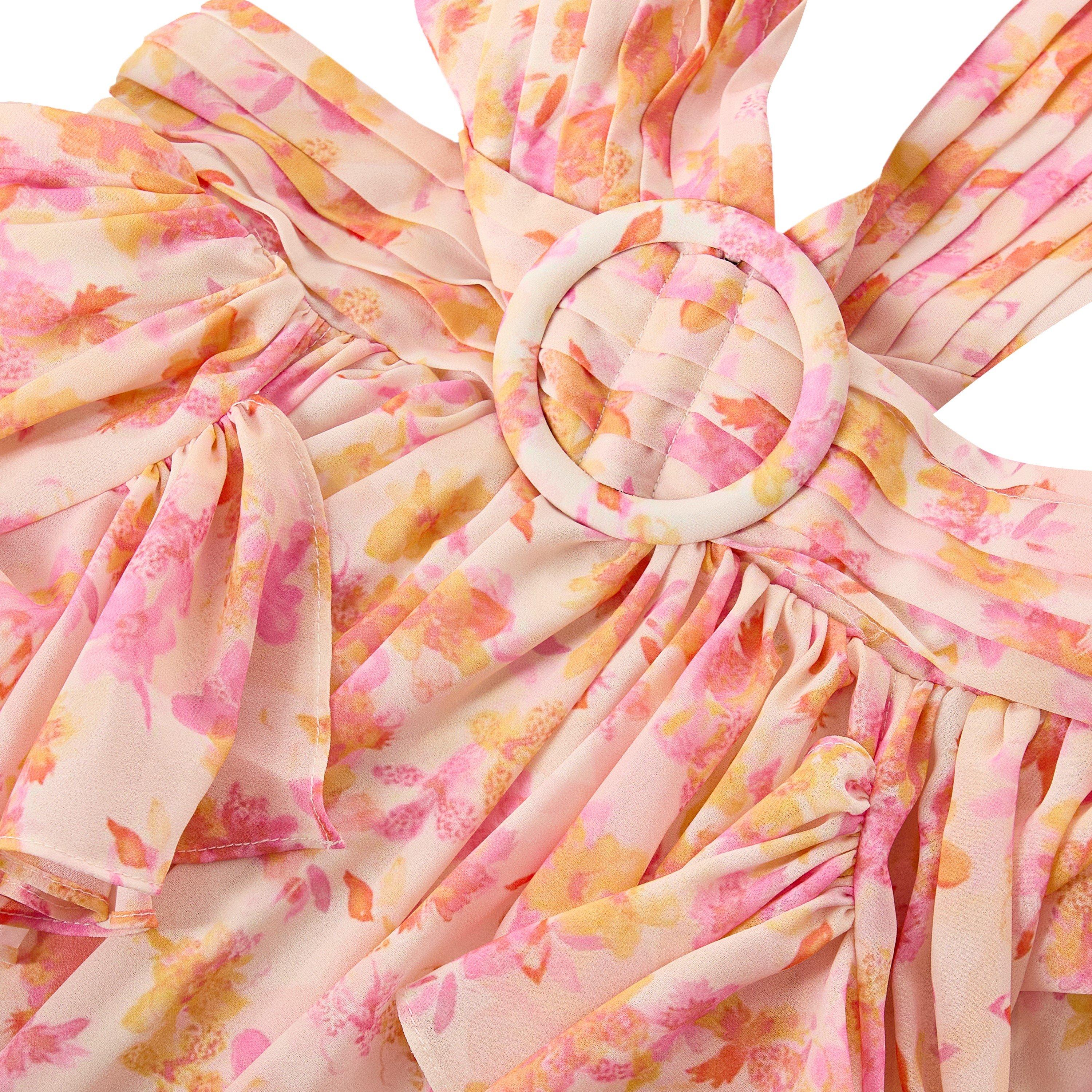 Orange floral - Anne Louise Boutique - Anne Lo Cassini Ld61 - 5