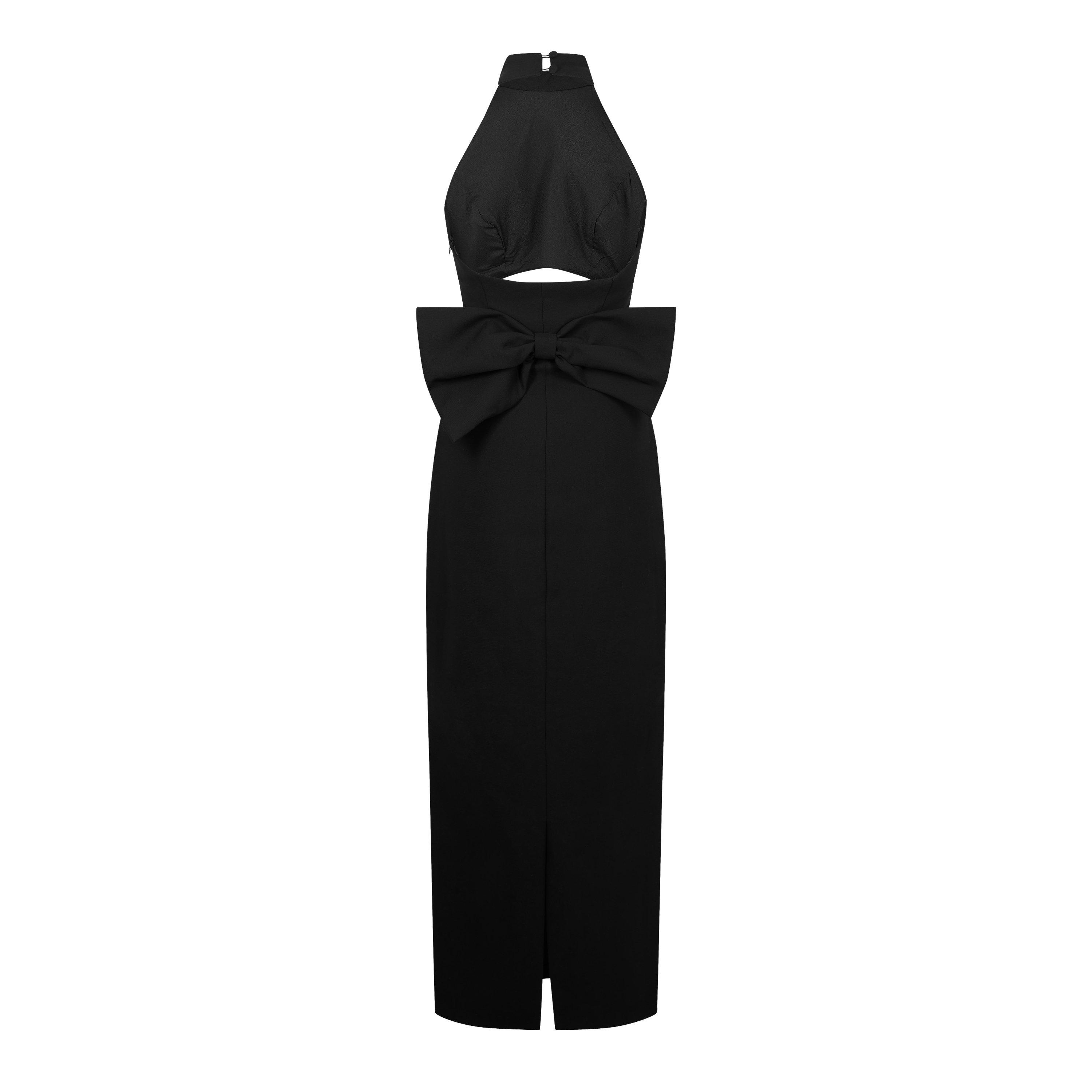 Black - Anne Louise Boutique - Anne Lo Bow Dress Ld61 - 2