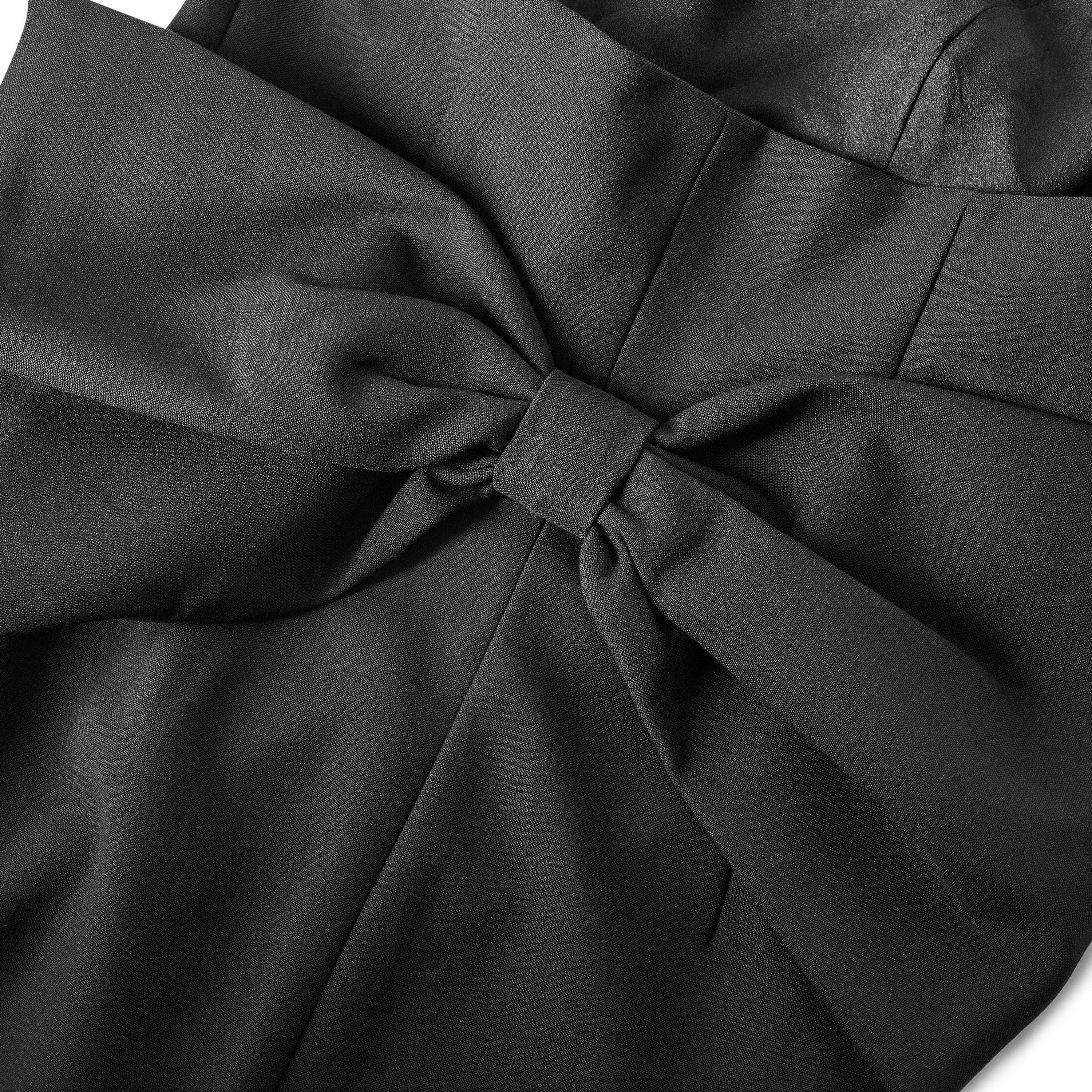 Black - Anne Louise Boutique - Anne Lo Bow Dress Ld61 - 5