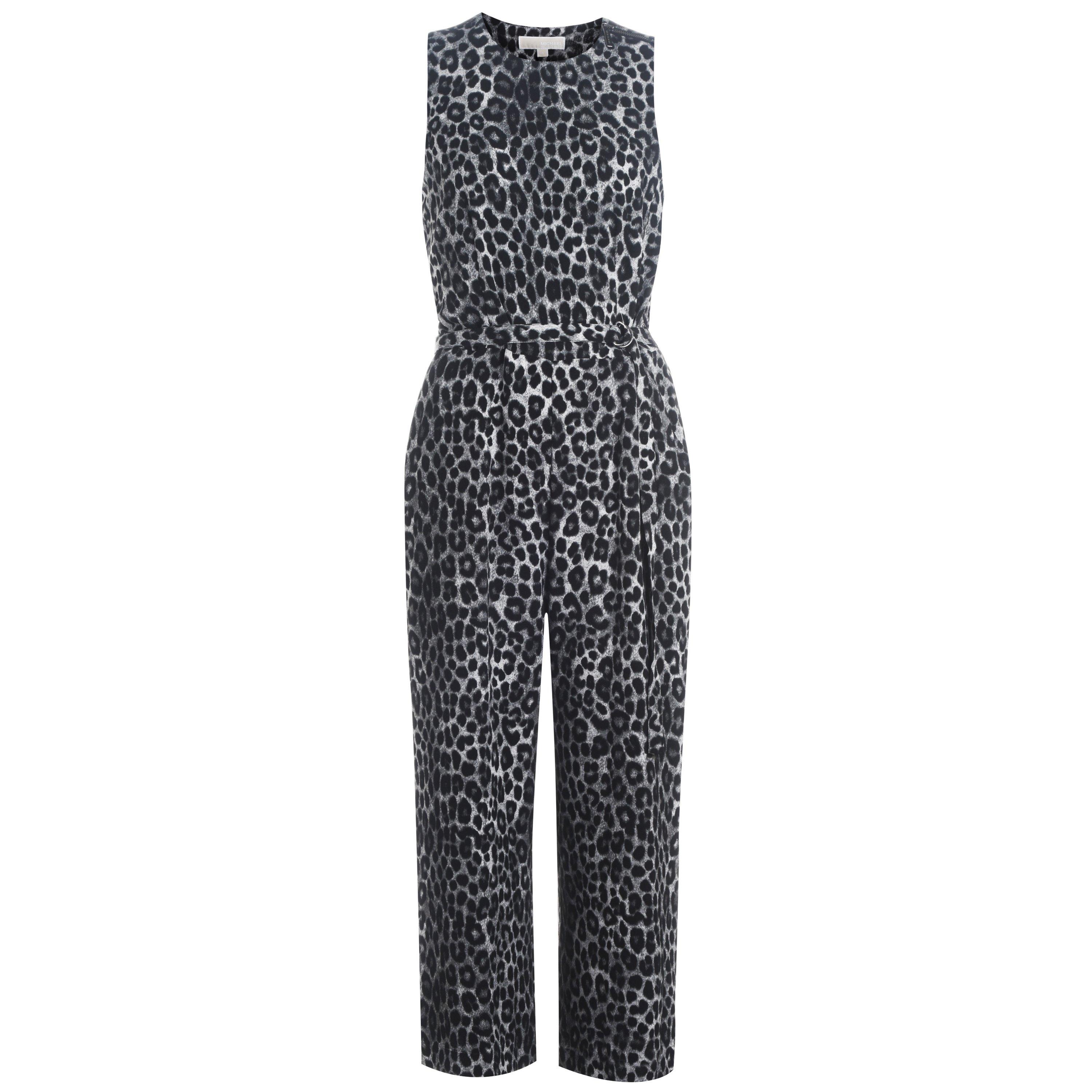 Gunmetal 033 - MICHAEL Michael Kors - Michael Kors Cheetah Jumpsuit - 1