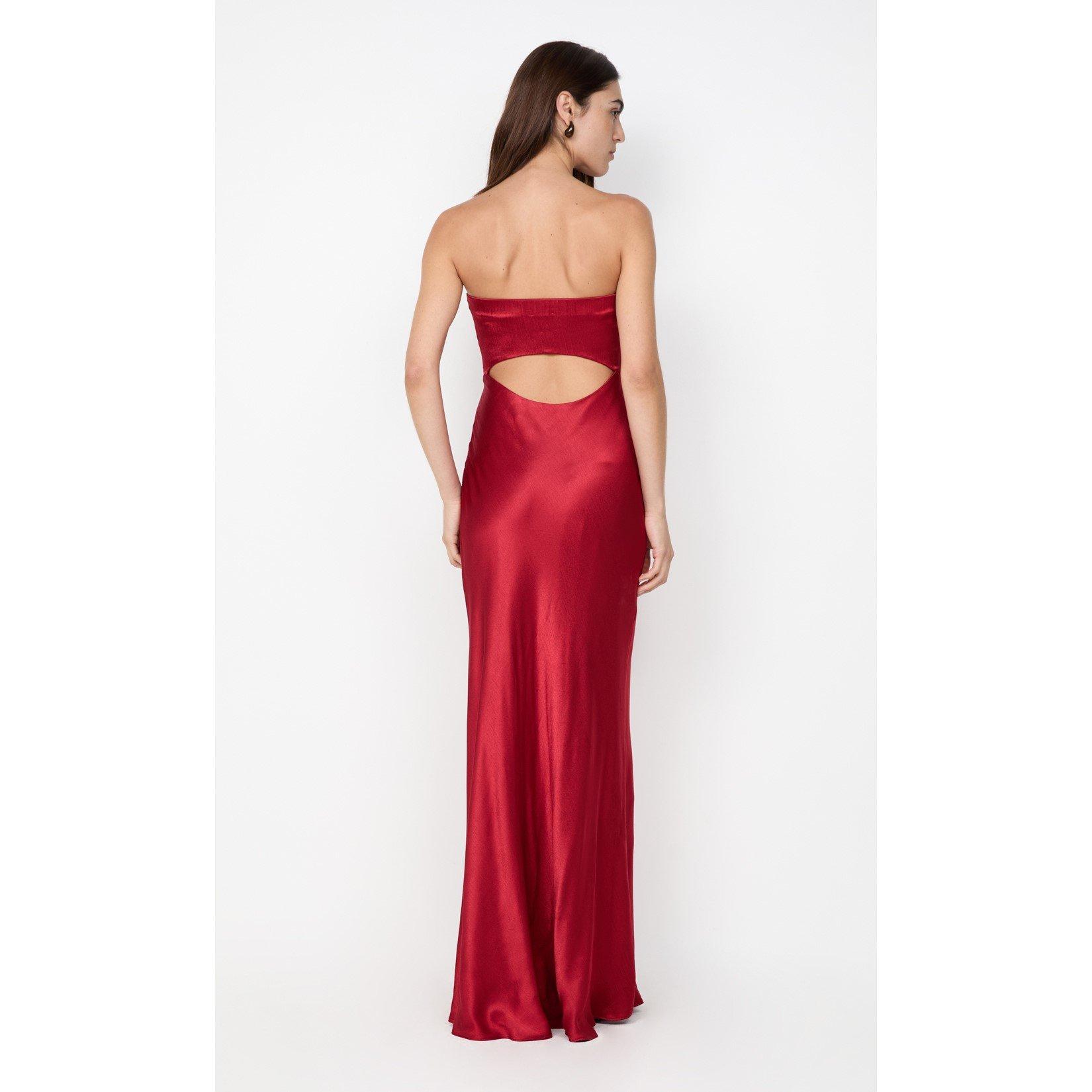 Cherry - Bec and Bridge - Women's Long Strapless Maxi Dress - 2