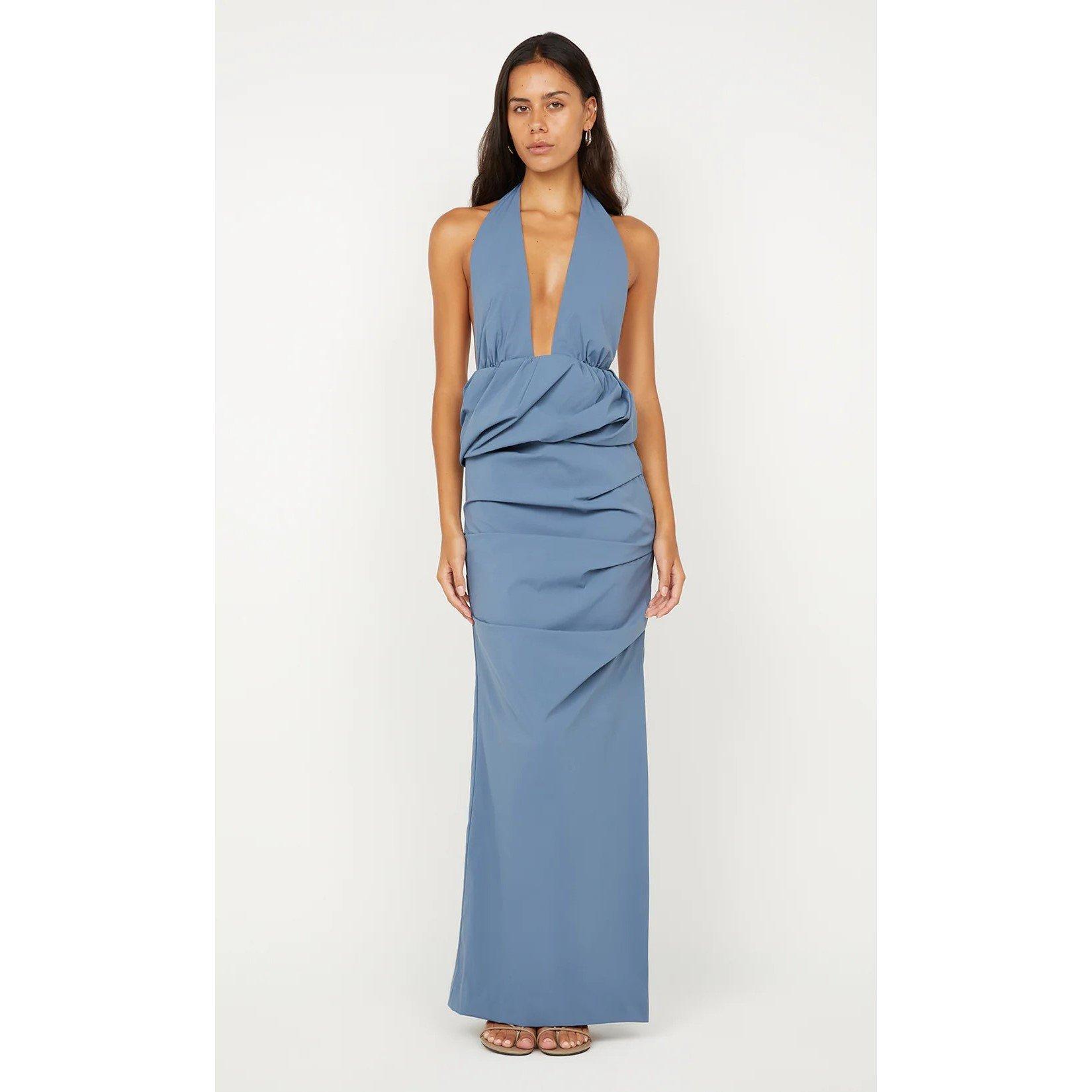 Steel Blue - Bec and Bridge - Women's Priscilla Bub D Maxi Dress - 1