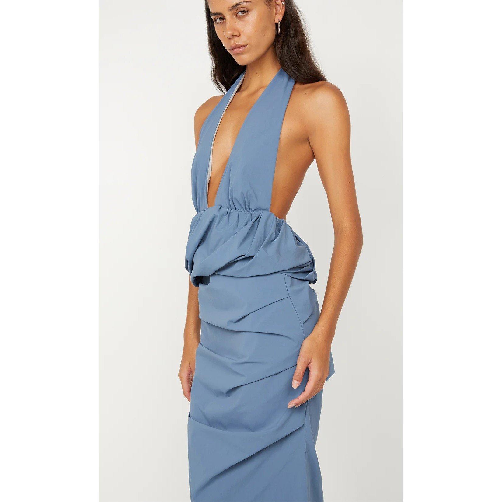 Steel Blue - Bec and Bridge - Women's Priscilla Bub D Maxi Dress - 3