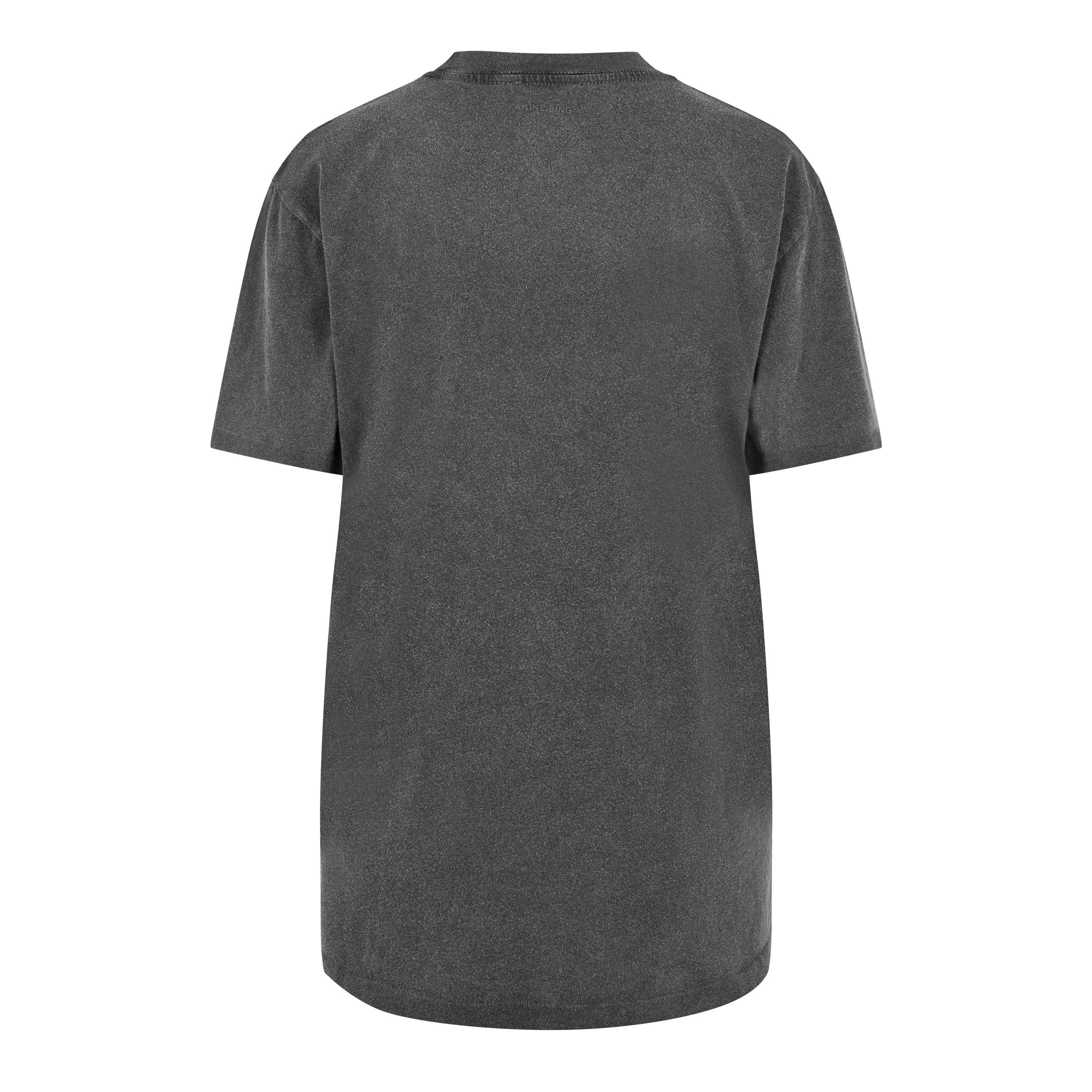 Washed Black - Anine Bing - Eagle T-Shirt - 8