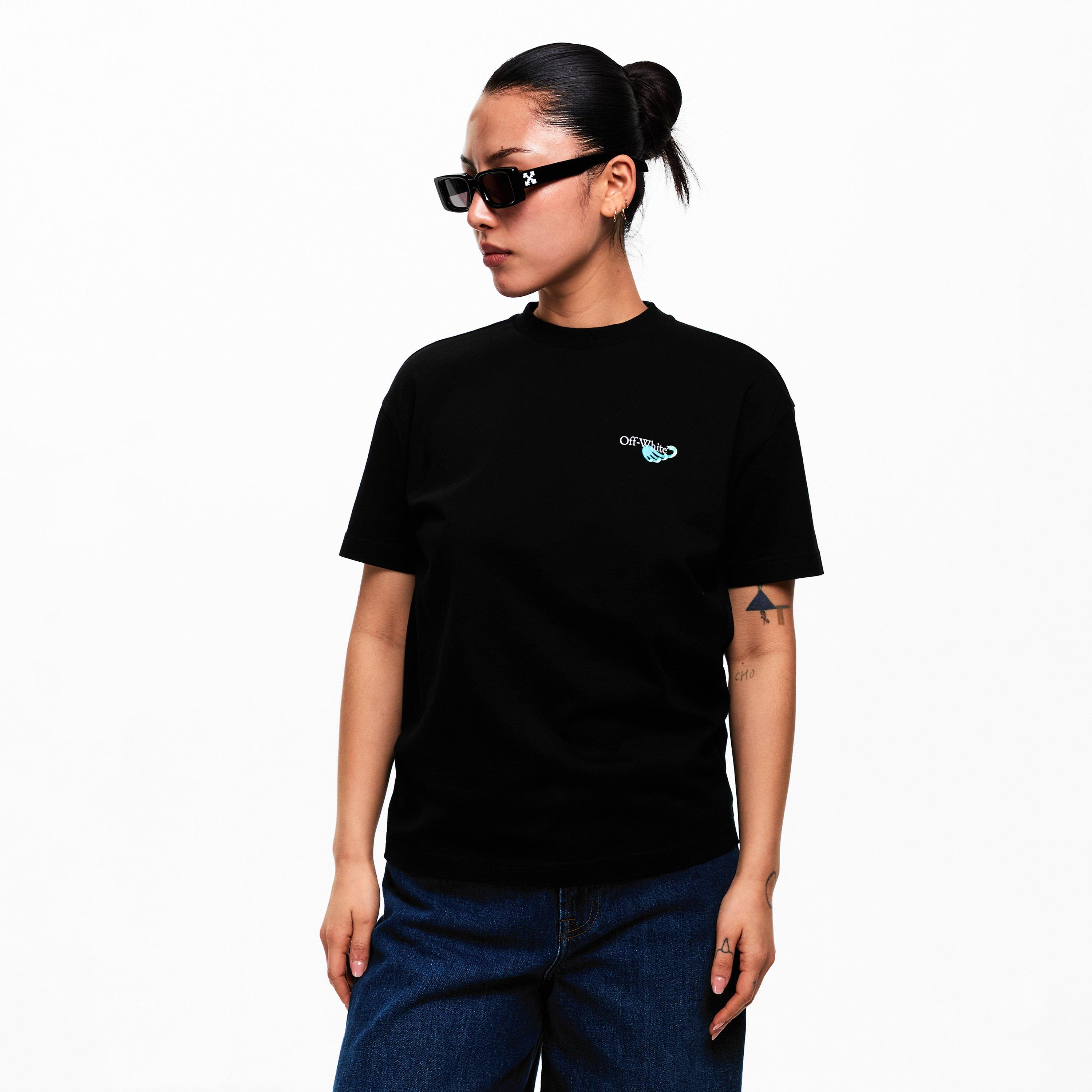 Black/White - Off White - Off Soft Life Tee Ld61 - 3